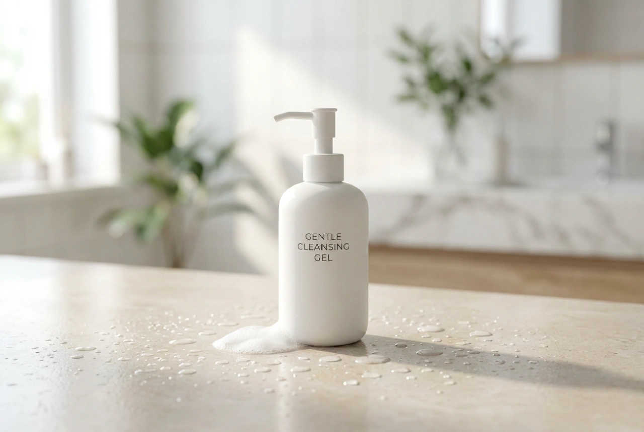 Gel nettoyant doux pour le visage : la pureté sans altérer la barrière cutanée