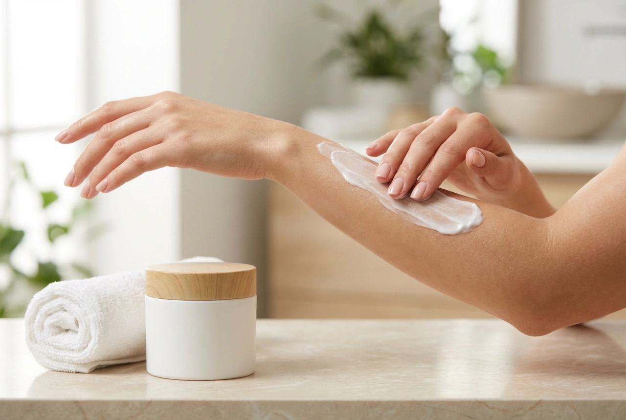 Crème hydratante de jour sous le maquillage : choix de la formule et technique d'application
