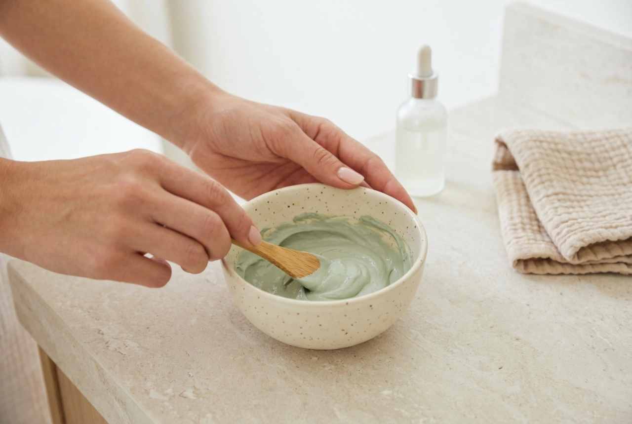 Masque à l'argile : préparation, application et retrait sans dessécher la peau