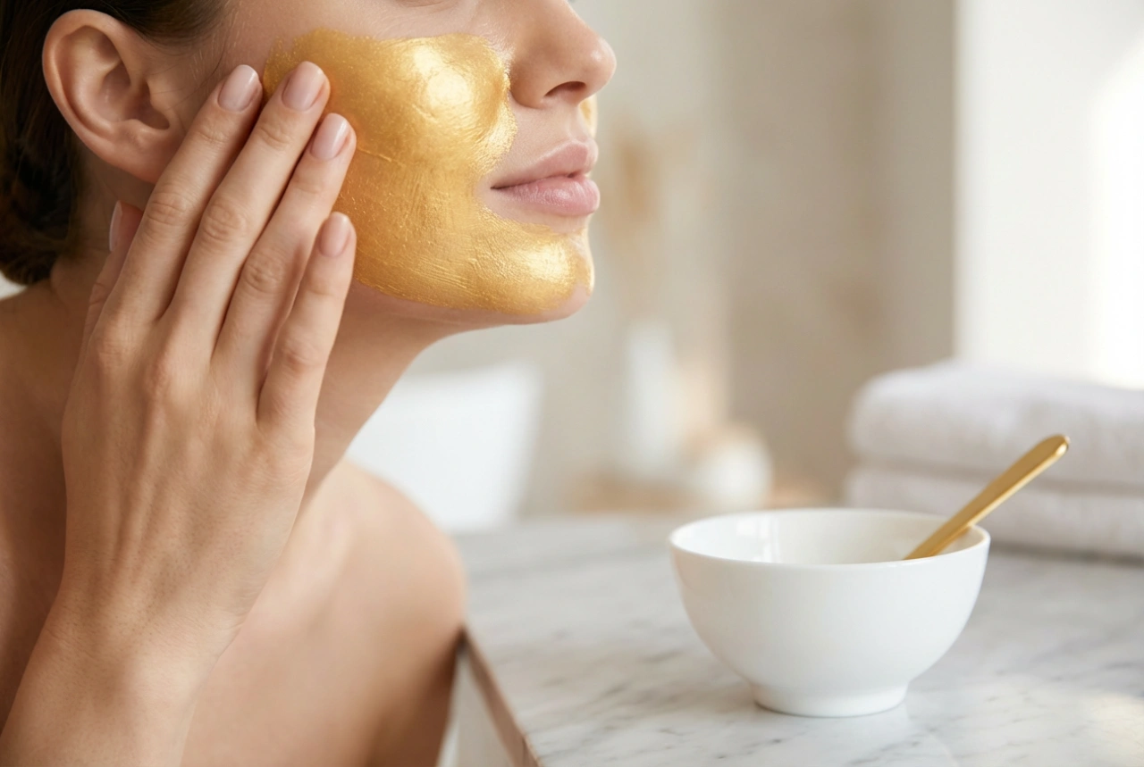Masque à l'or pour le visage : comment obtenir un effet glow sans traces ni irritations