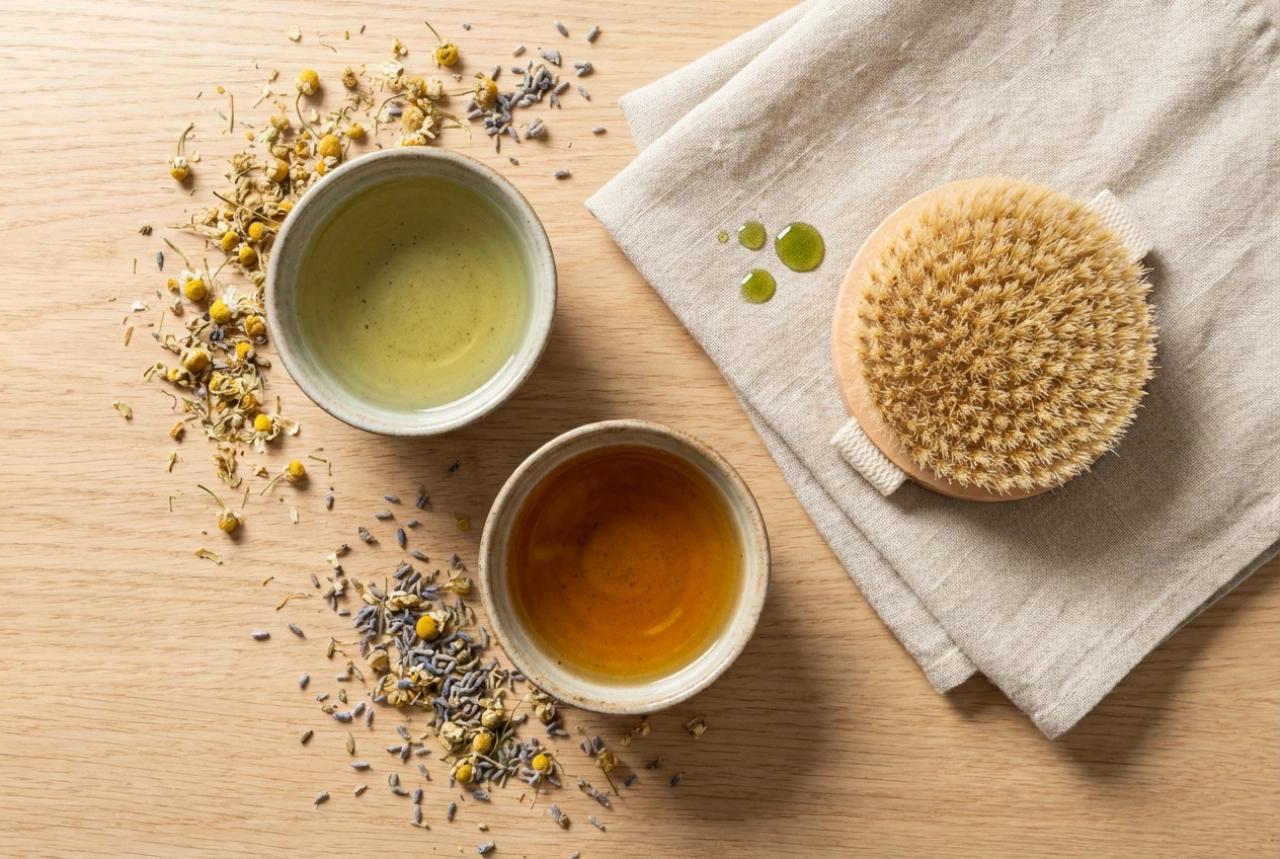 Masque aux herbes pour le visage : infusions, macérats et application sûre
