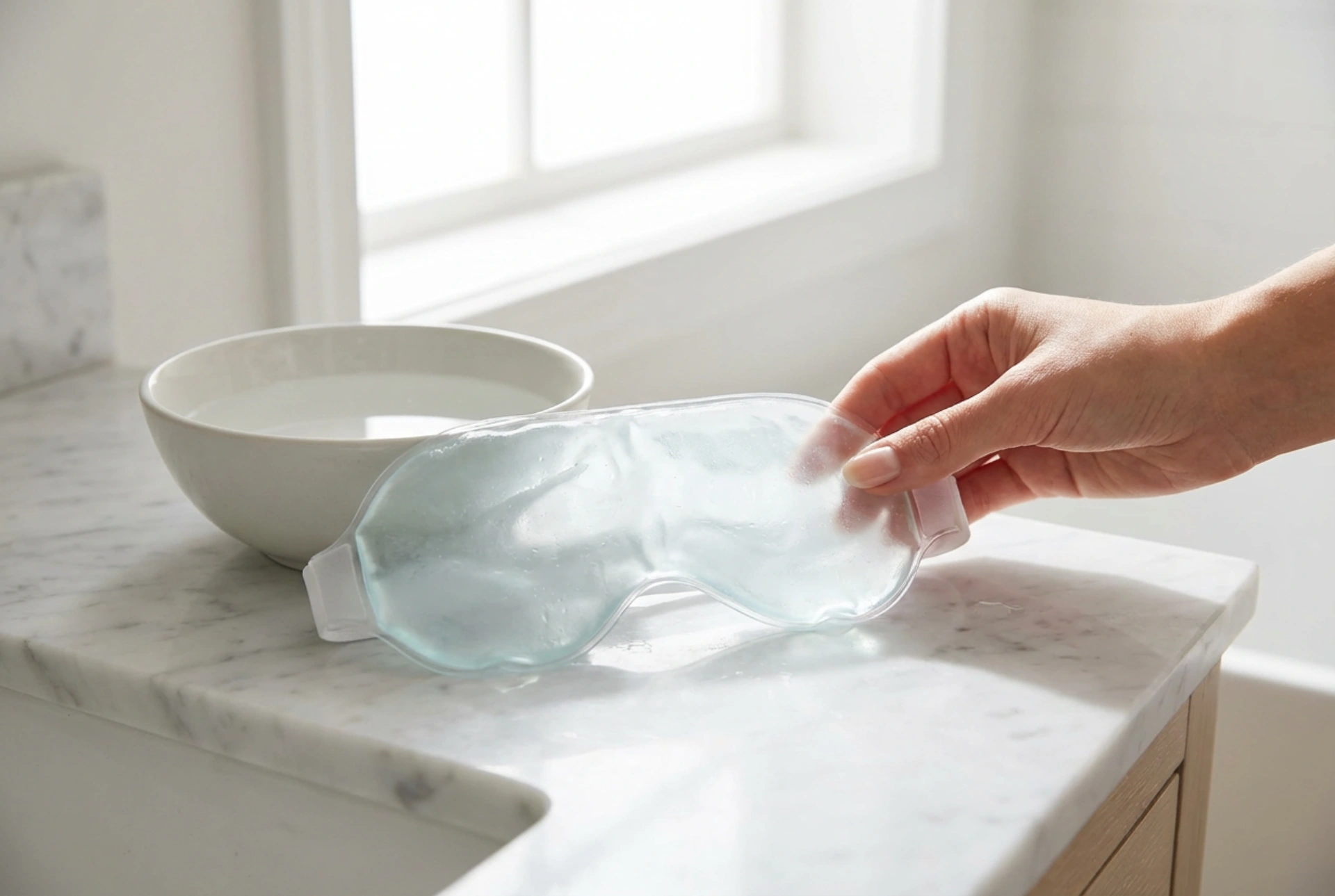 Masque en gel pour les yeux : comment le refroidir, l'appliquer et durée d'utilisation