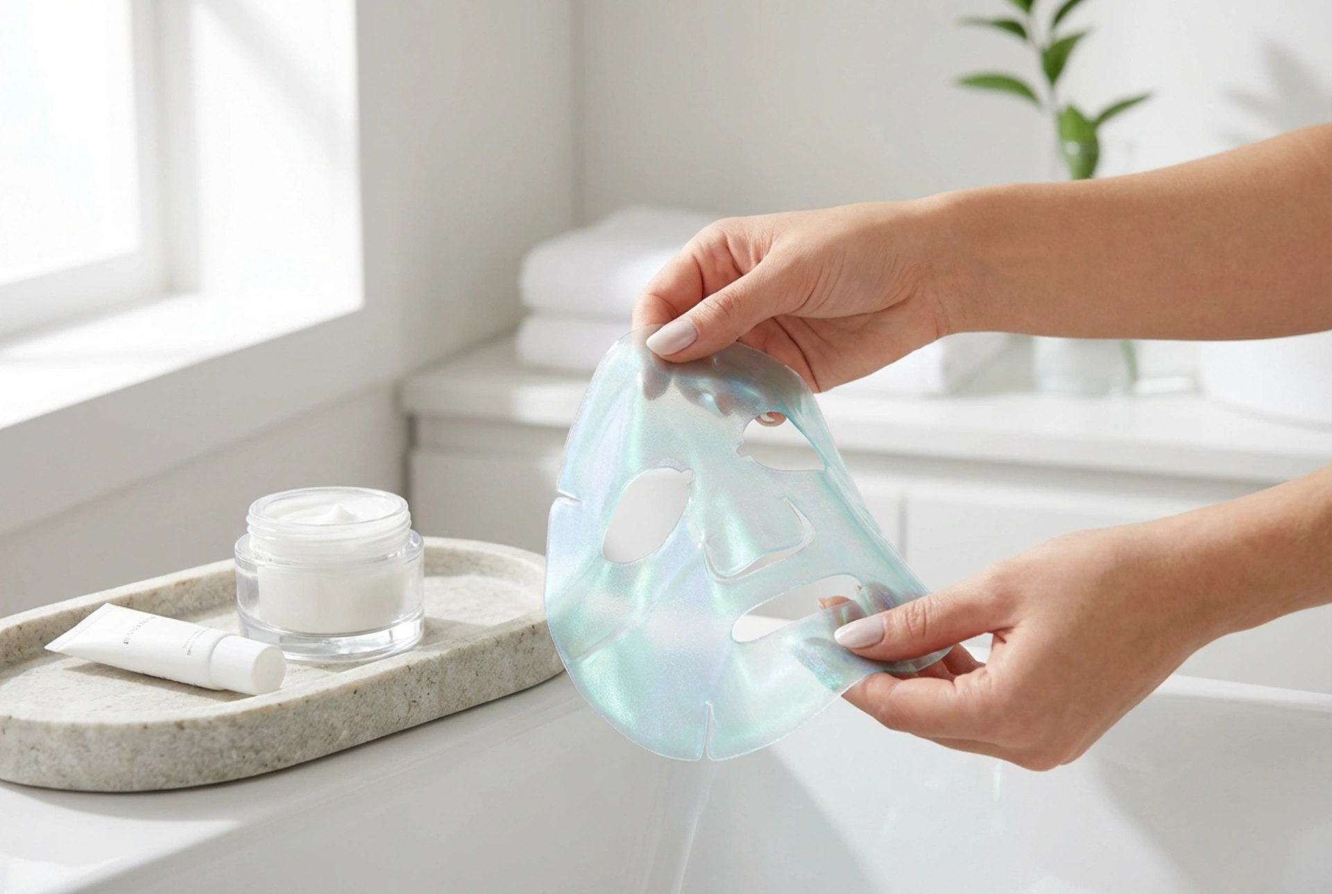 Masque hydrogel : un rituel rafraîchissant, comment l'appliquer et le retirer