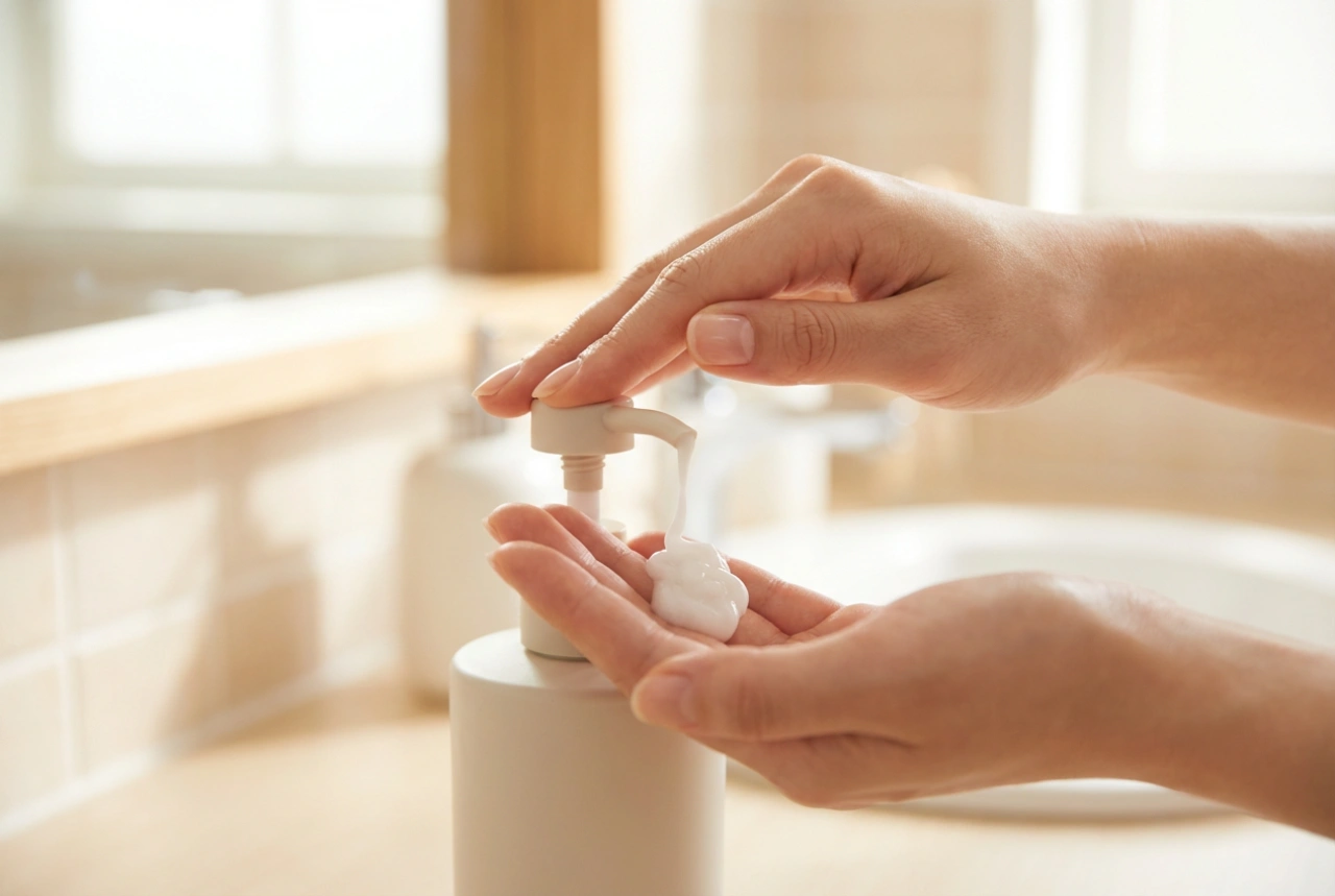 Nettoyage en douceur : shampooing pour cuir chevelu sensible sans irritation