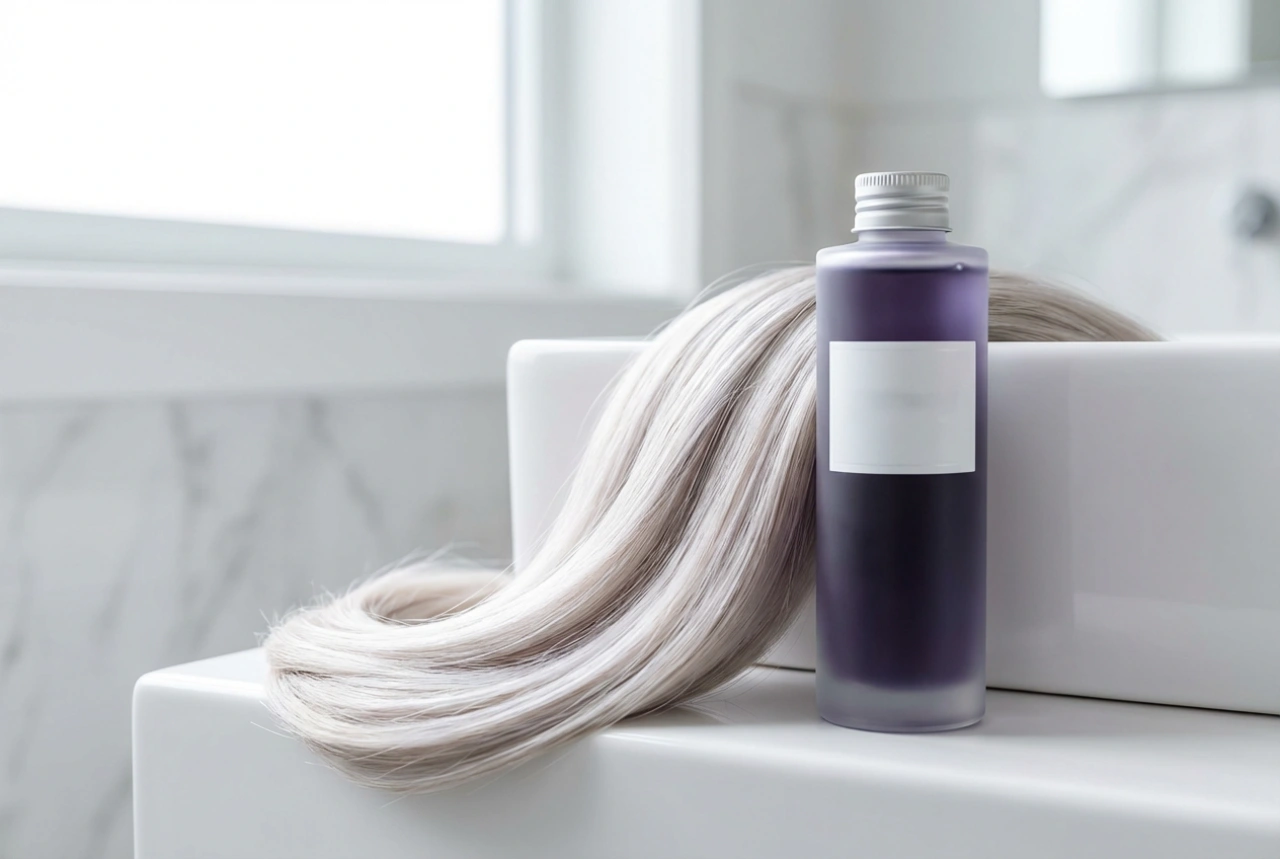 Comment utiliser le shampoing violet pour un blond pur et froid