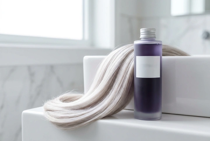 Comment utiliser le shampoing violet pour un blond pur et froid