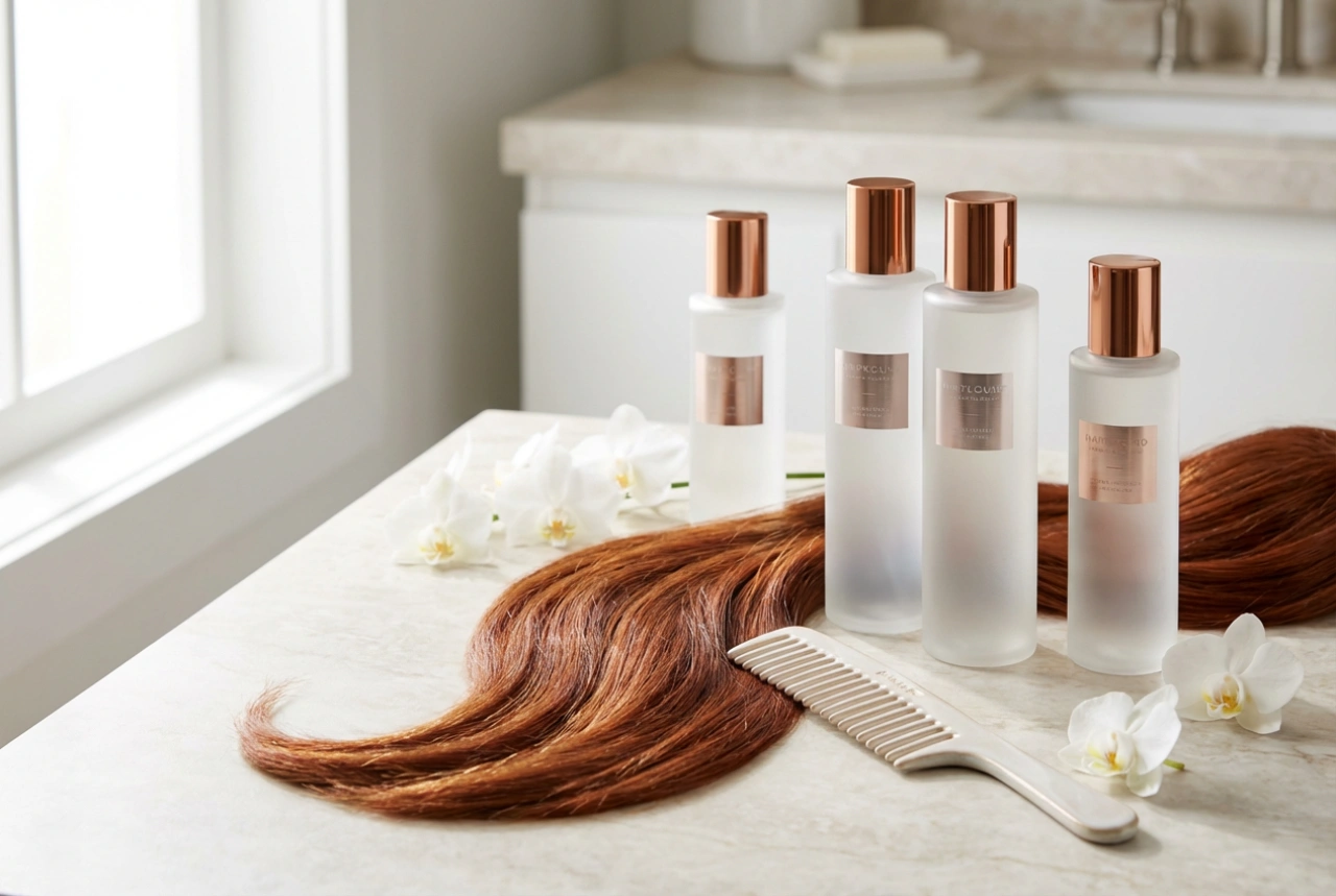 Protection de la couleur cuivrée : shampooing pour cheveux roux et soin de la brillance