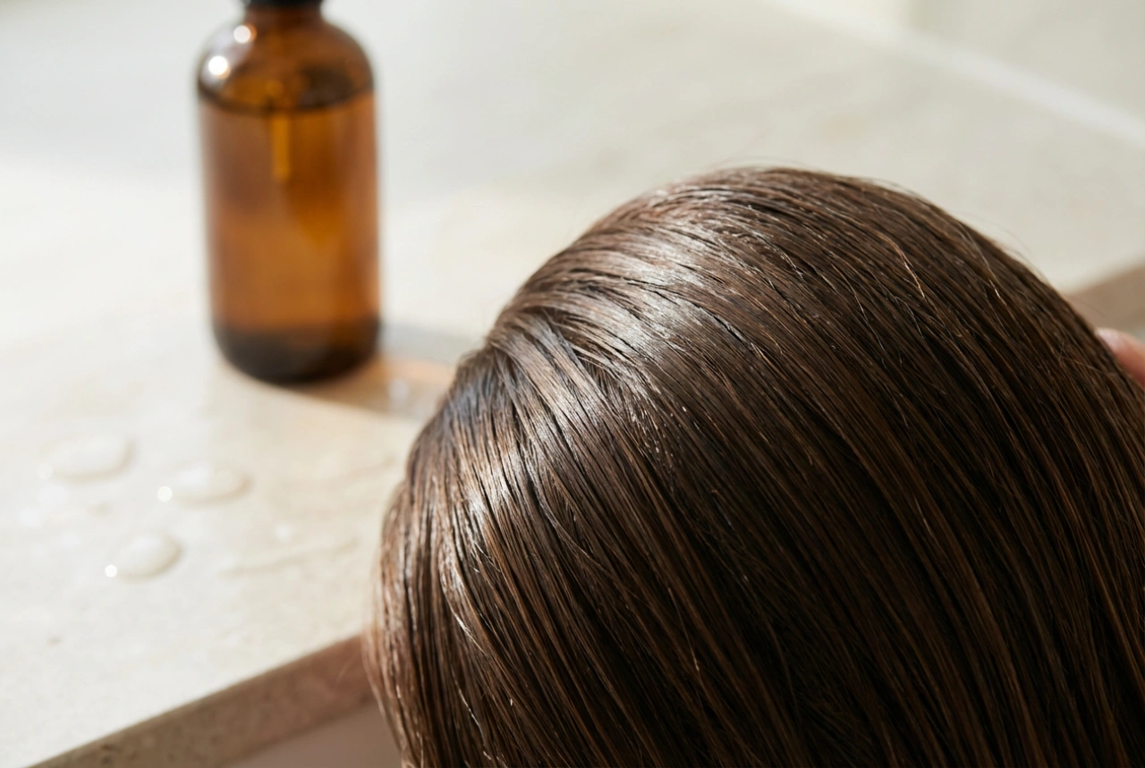 Shampooing pour cheveux qui frisottent : nettoyage doux et lissage