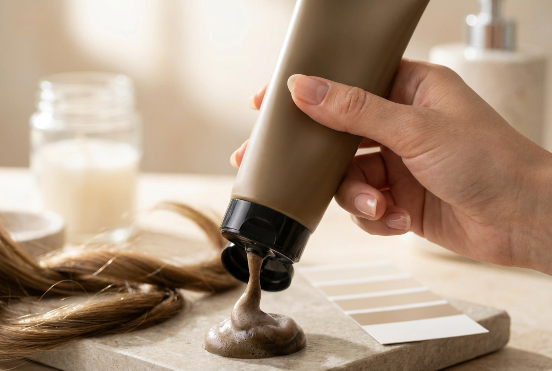 Shampooing colorant blond foncé : choix de la nuance et application