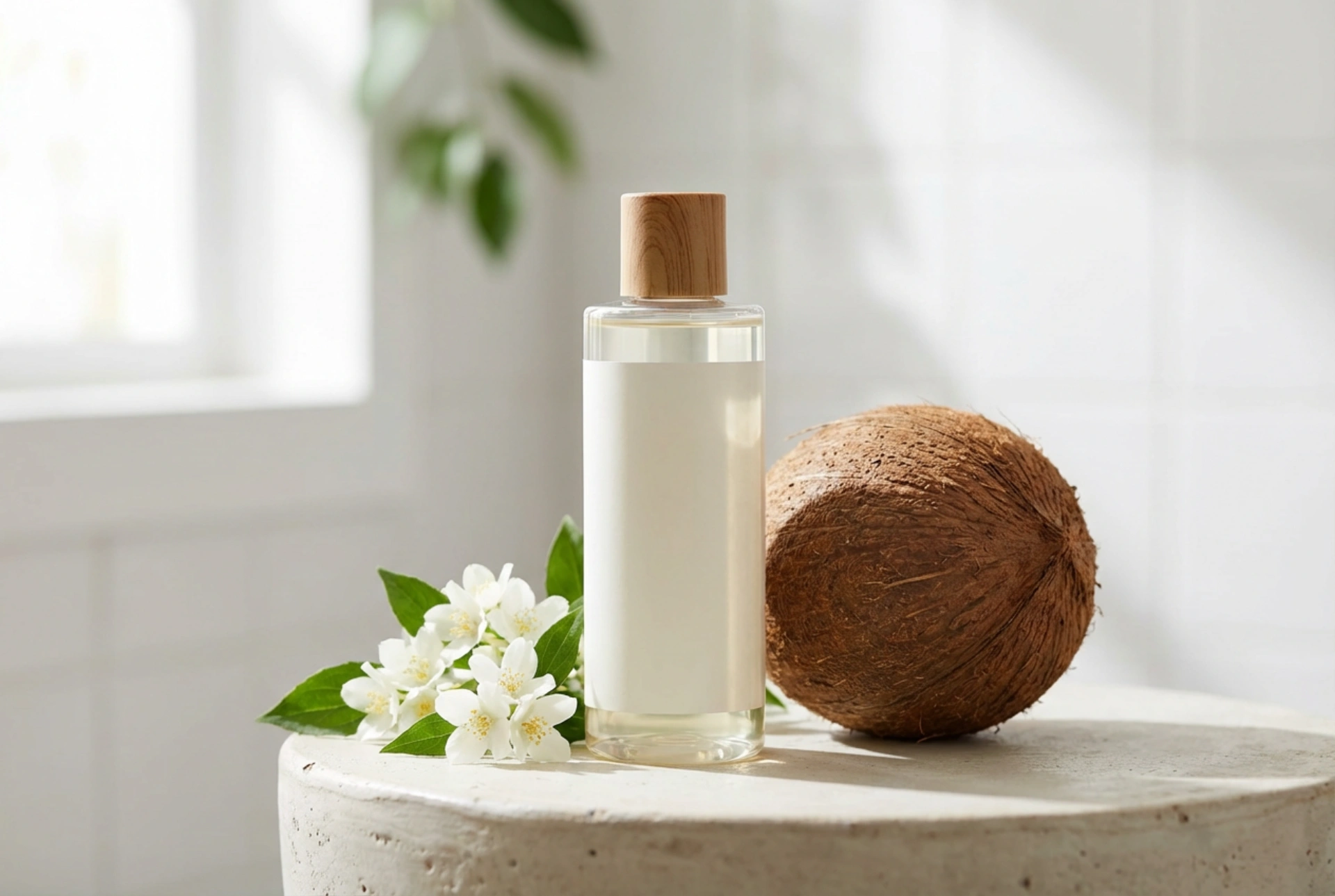 Shampoing à la noix de coco : lavage nourrissant et parfum agréable