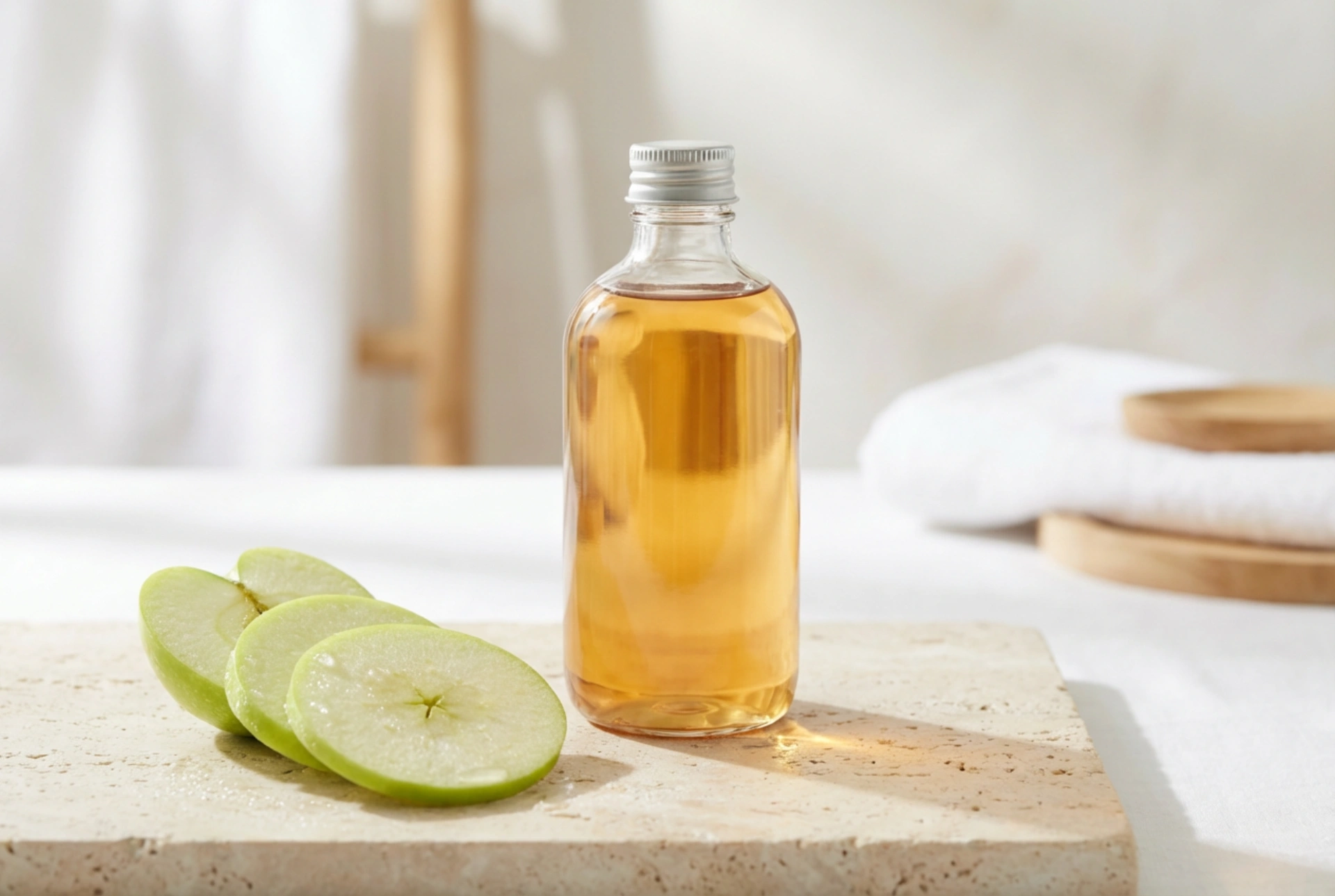 Shampooing au vinaigre de cidre : purification, fermeture des cuticules, brillance