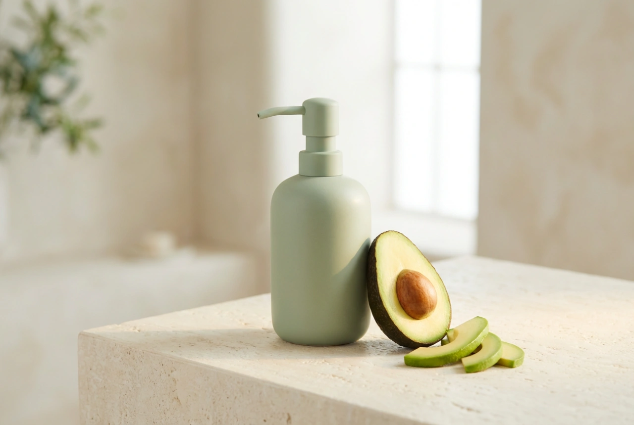 Shampooing à l'avocat : nettoyage doux et nutrition sans alourdir