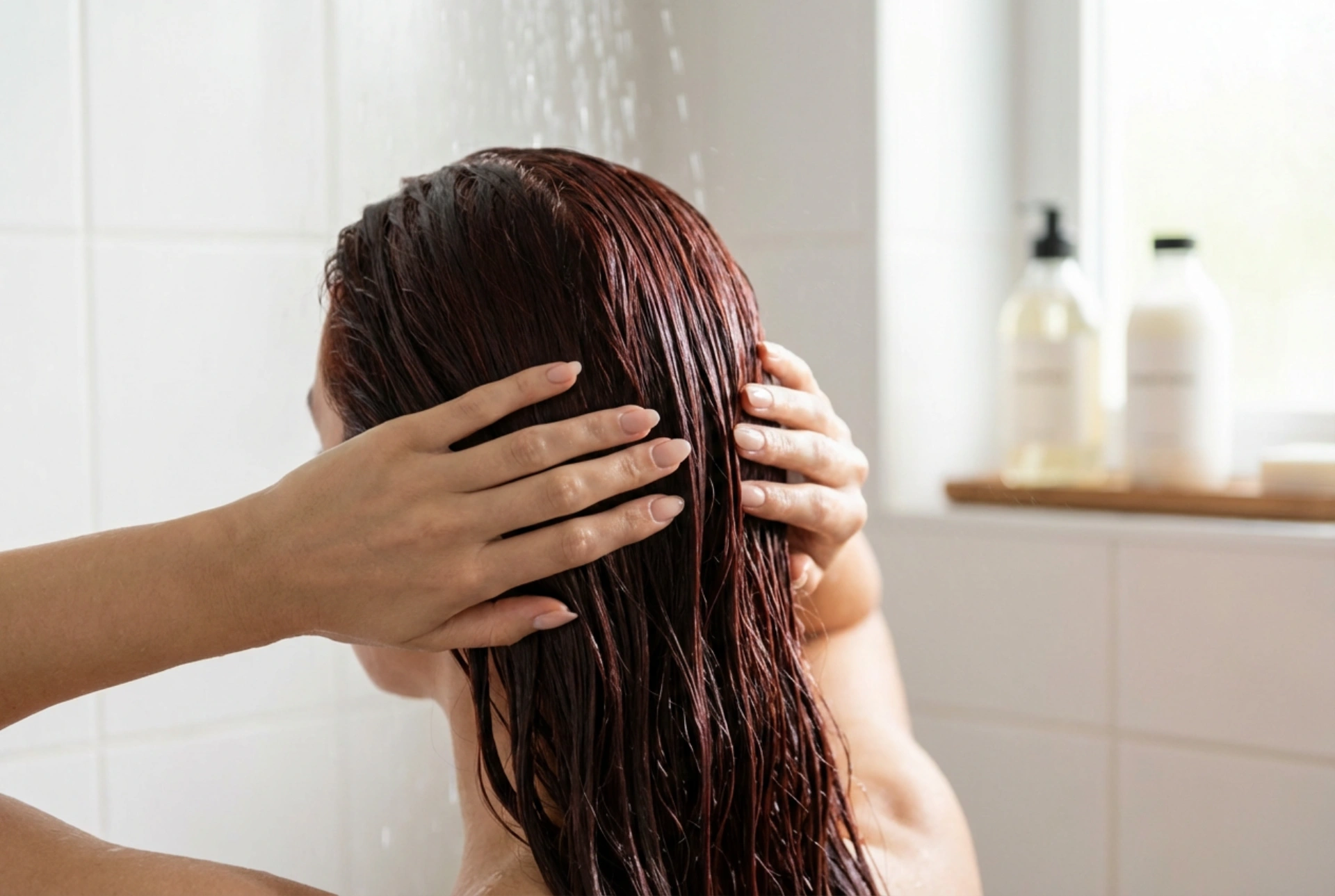 Premier lavage des cheveux après une coloration : moment, technique, soins