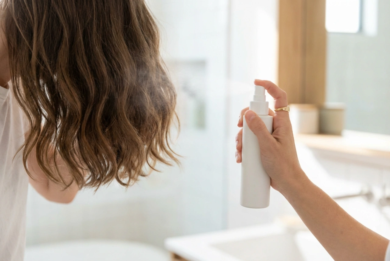 Après-shampooing sans rinçage en spray : où, quand et comment l'appliquer