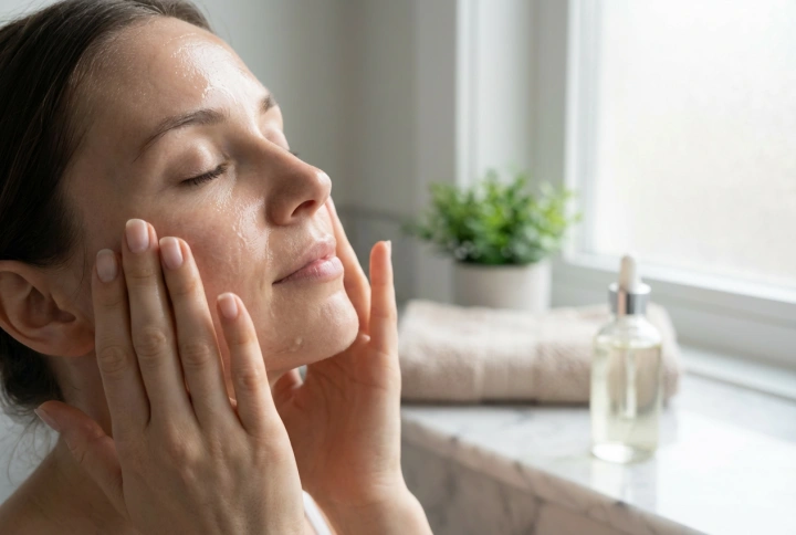 Huile démaquillante : massage, émulsification et nettoyage en profondeur