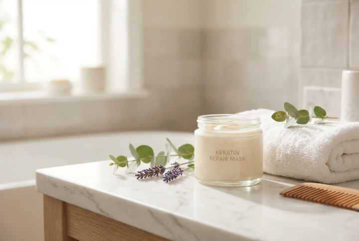 Masque à la kératine pour cheveux : le guide pour une régénération pas à pas