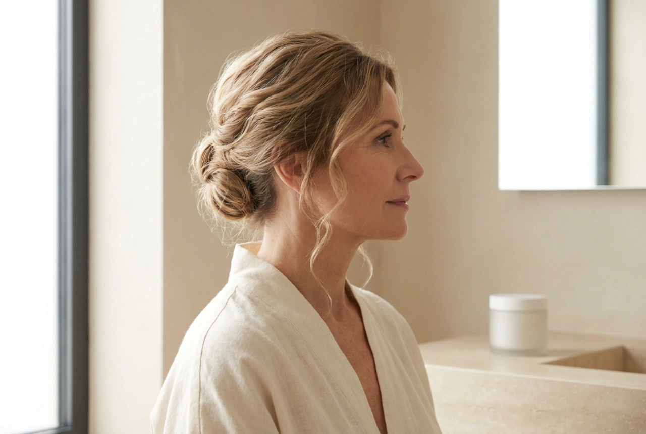 Coiffure élégante pour un mariage après 50 ans : chignons et ondulations étape par étape