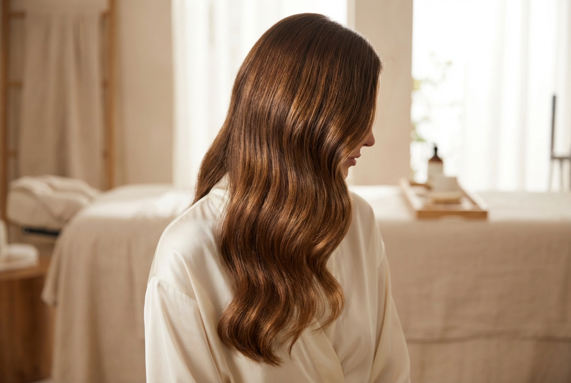 Longues mèches en mouvement : coiffure pour cheveux longs, chignons et ondulations