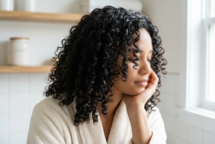 Boucles parfaites sans frisottis : protection, définition et tenue
