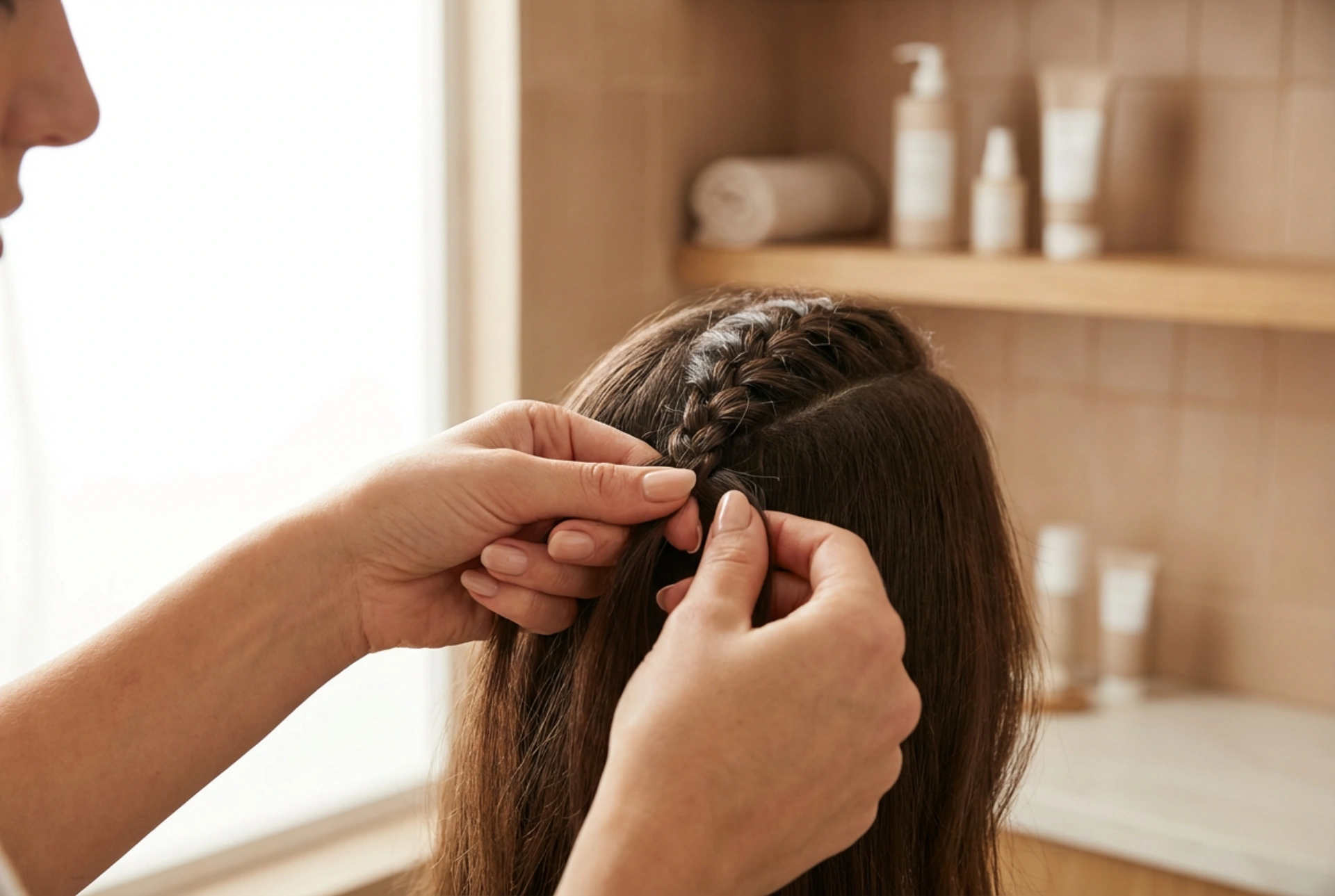 Petites tresses, grand effet : une coiffure tressée étape par étape