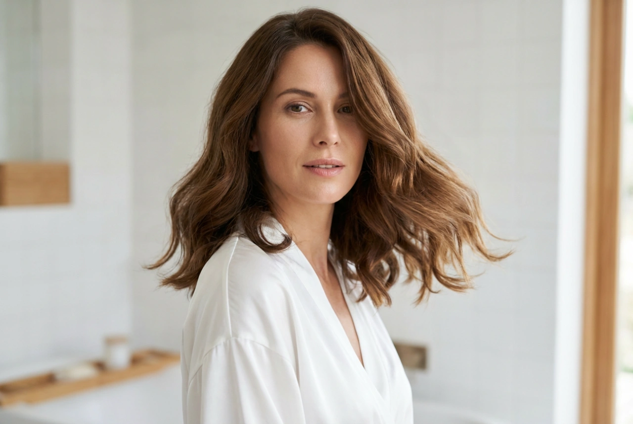 Cheveux mi-longs en forme : coiffure pour cheveux mi-longs, volume et ondulations