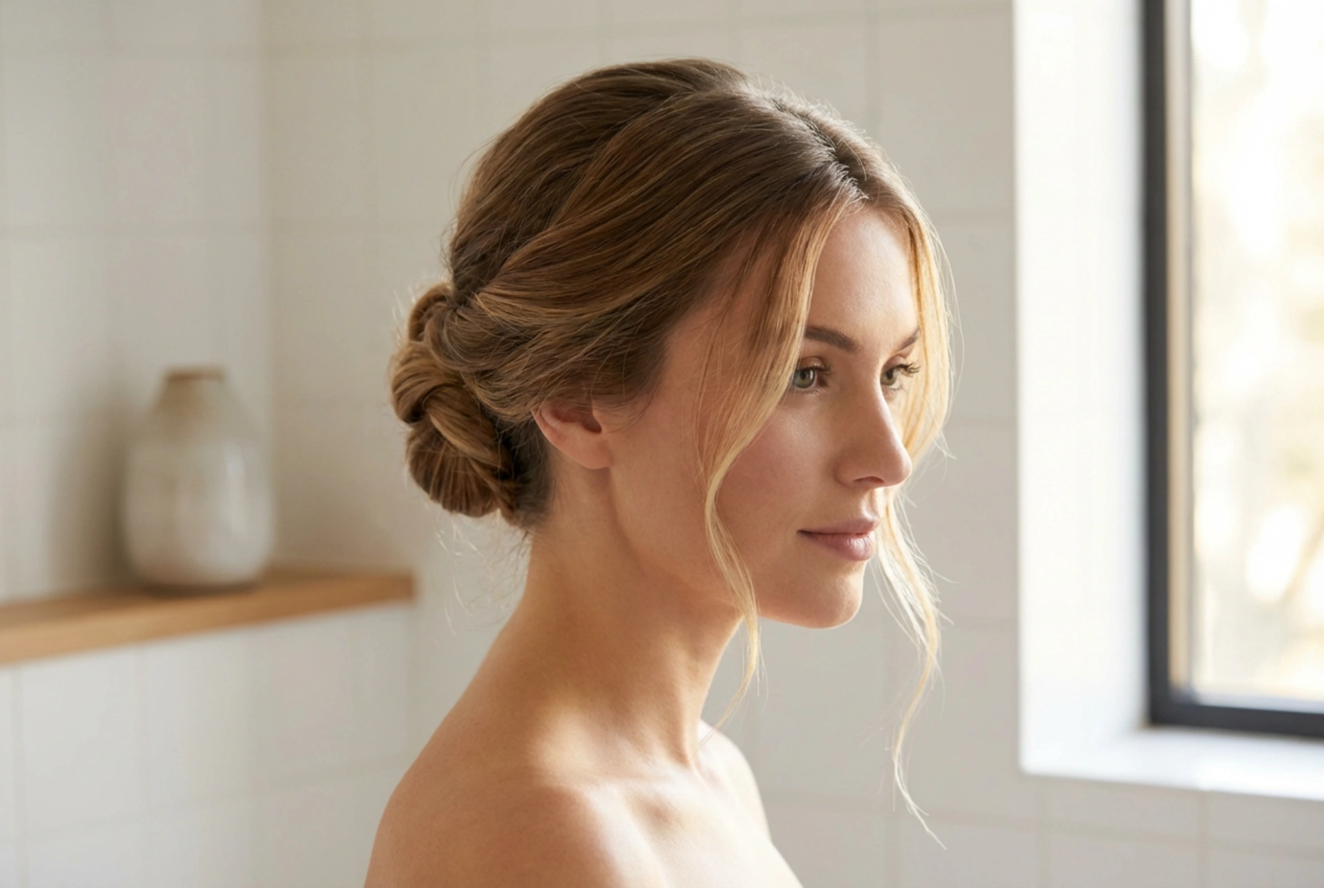 Le chignon en trois versions : classique, décoiffé et haut, étape par étape