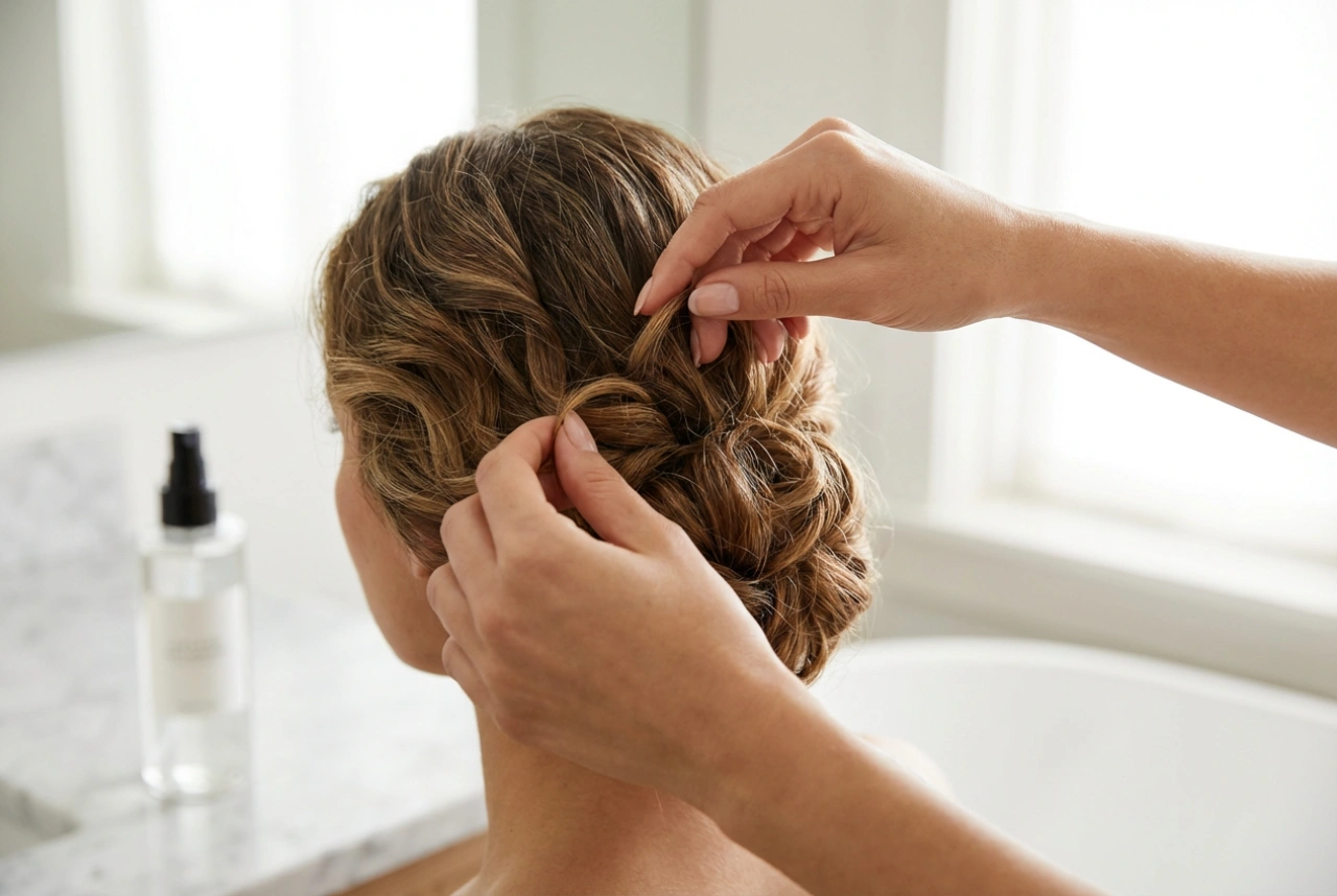 Boucles pour une occasion spéciale : préparation, coiffage et fixation pour une tenue parfaite