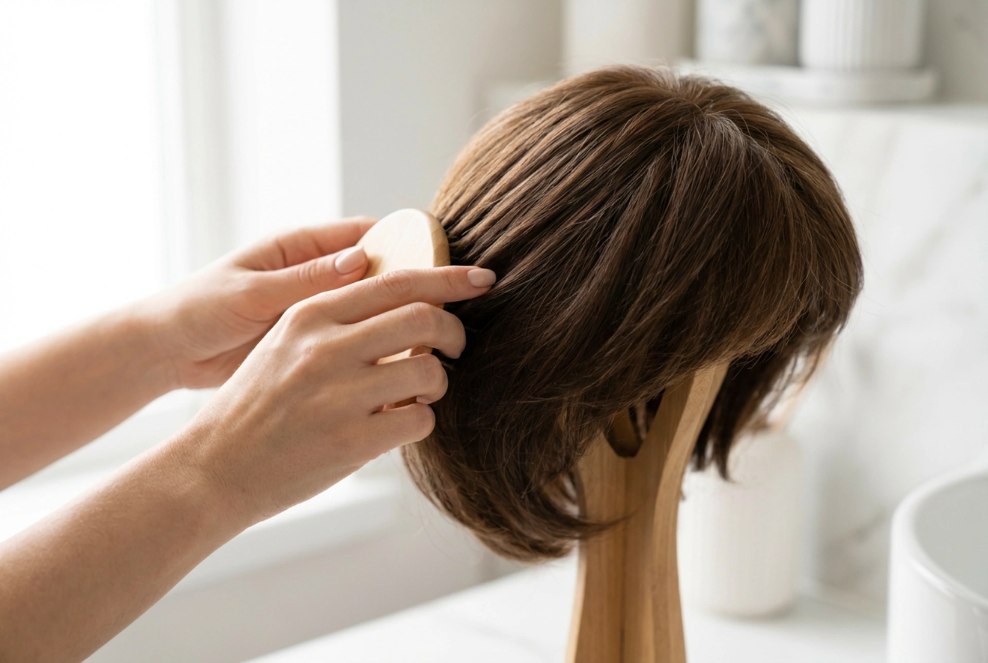 Toupet pour femme en cheveux naturels : choix, fixation et entretien