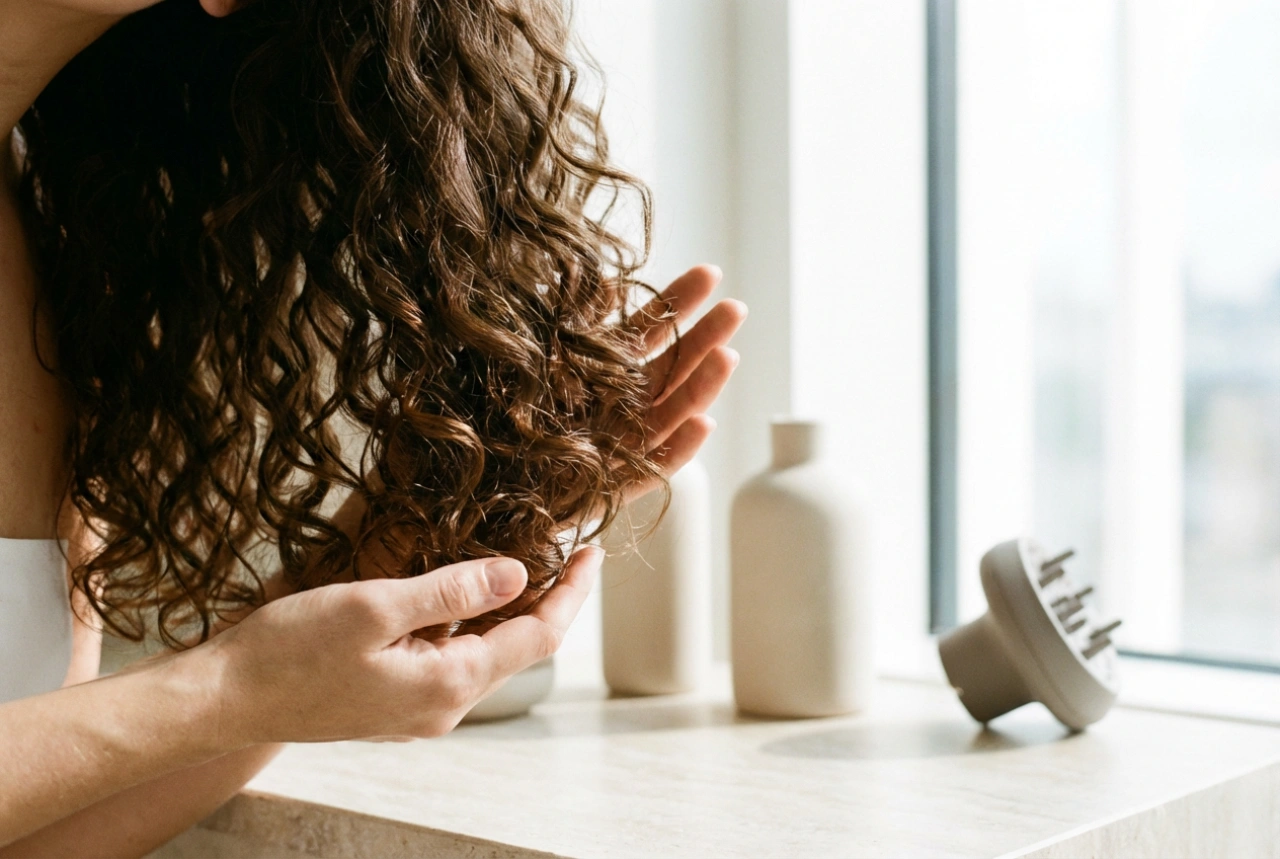 Coiffage des cheveux bouclés sans frisottis : techniques, produits, séchage