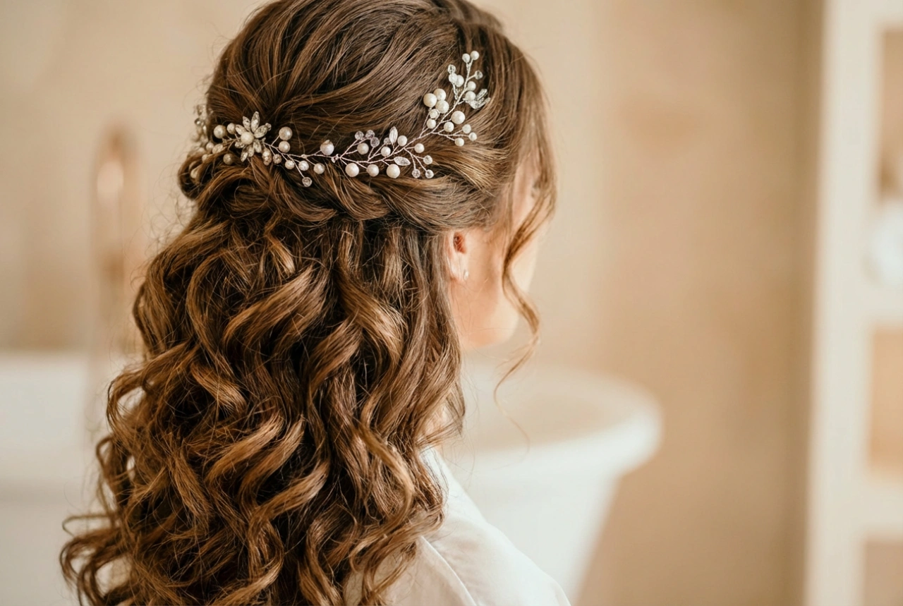 Coiffure baroque pour bal et carnaval : volume, boucles, accessoires
