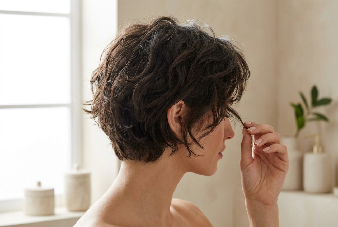 Coiffure courte pour femme : modelage, texture et volume
