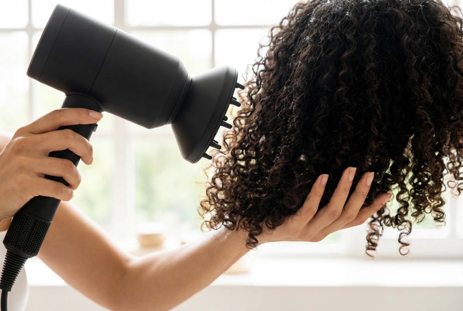 Sublimer les cheveux bouclés : définition, dégradé et séchage au diffuseur