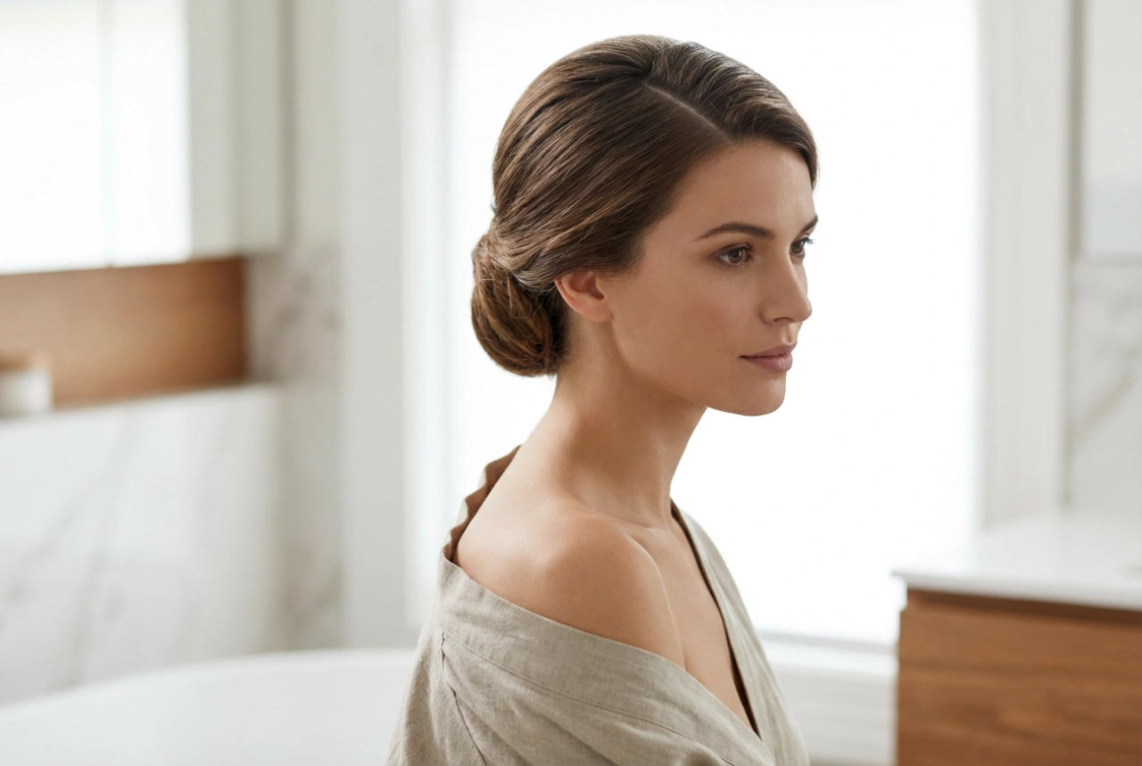 Coiffure pour robe asymétrique : l'art de l'asymétrie, de la raie et des chignons
