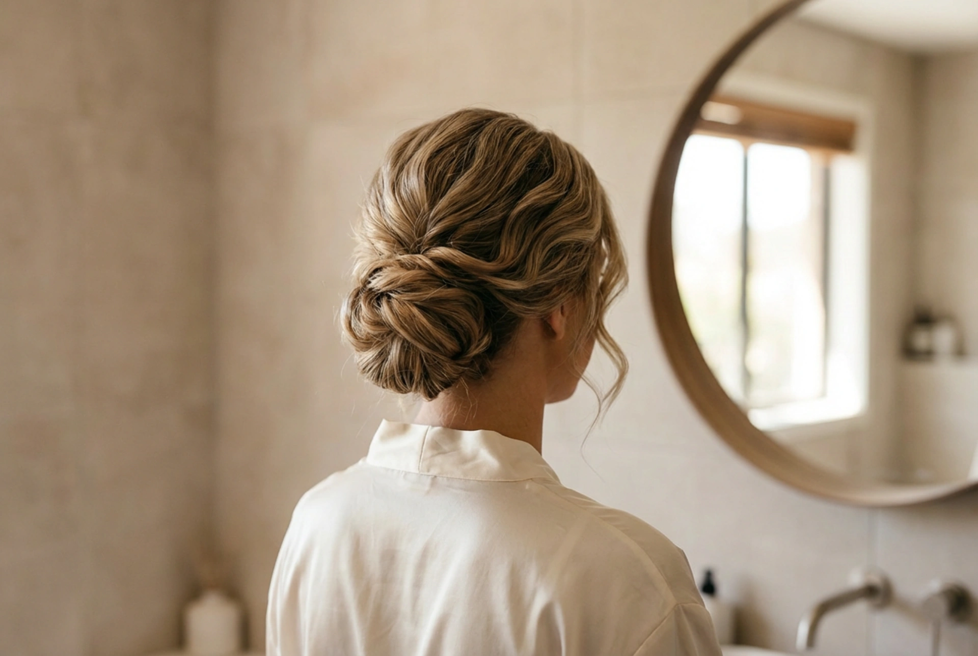 Coiffure élégante pour toute occasion : chignons lisses et ondulations