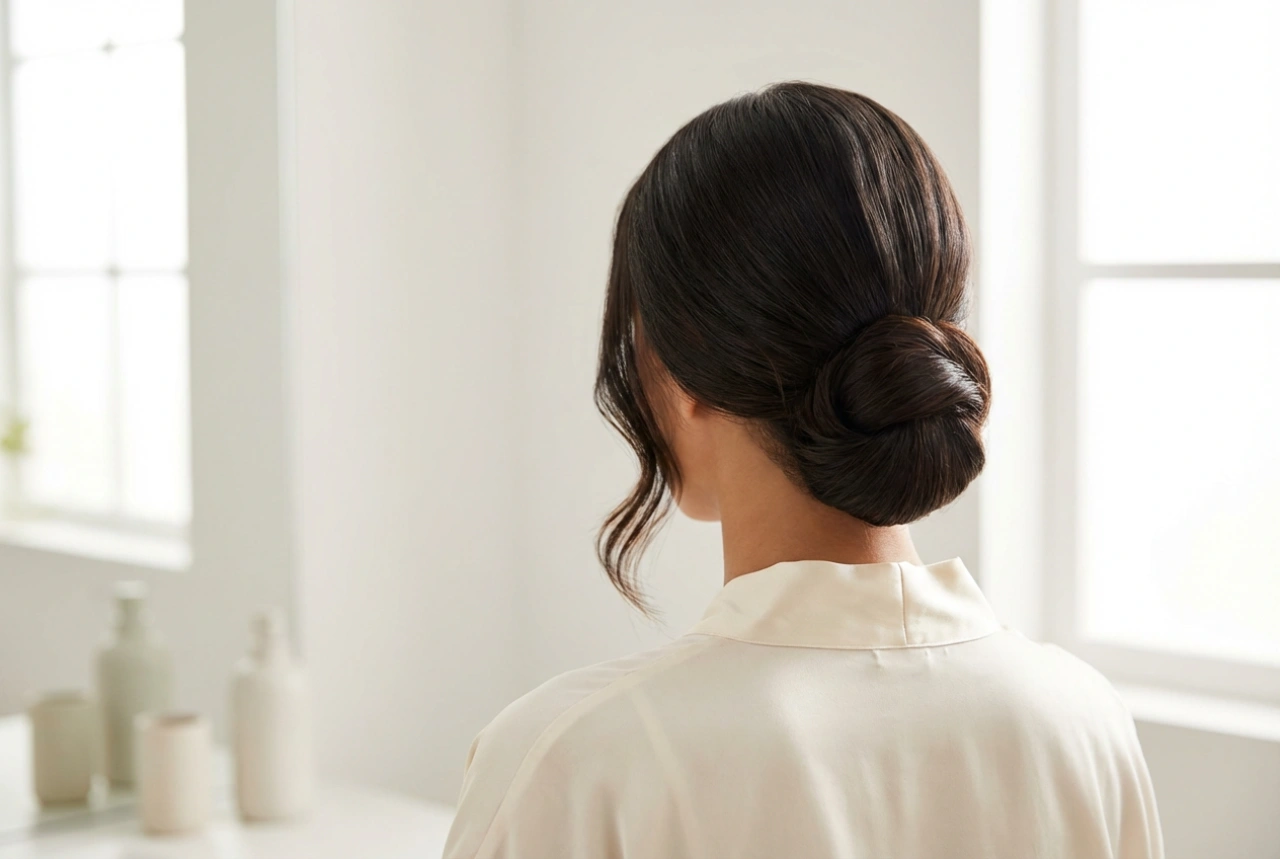 Coiffure classique : ondulations intemporelles, chignon bas et coiffures lisses