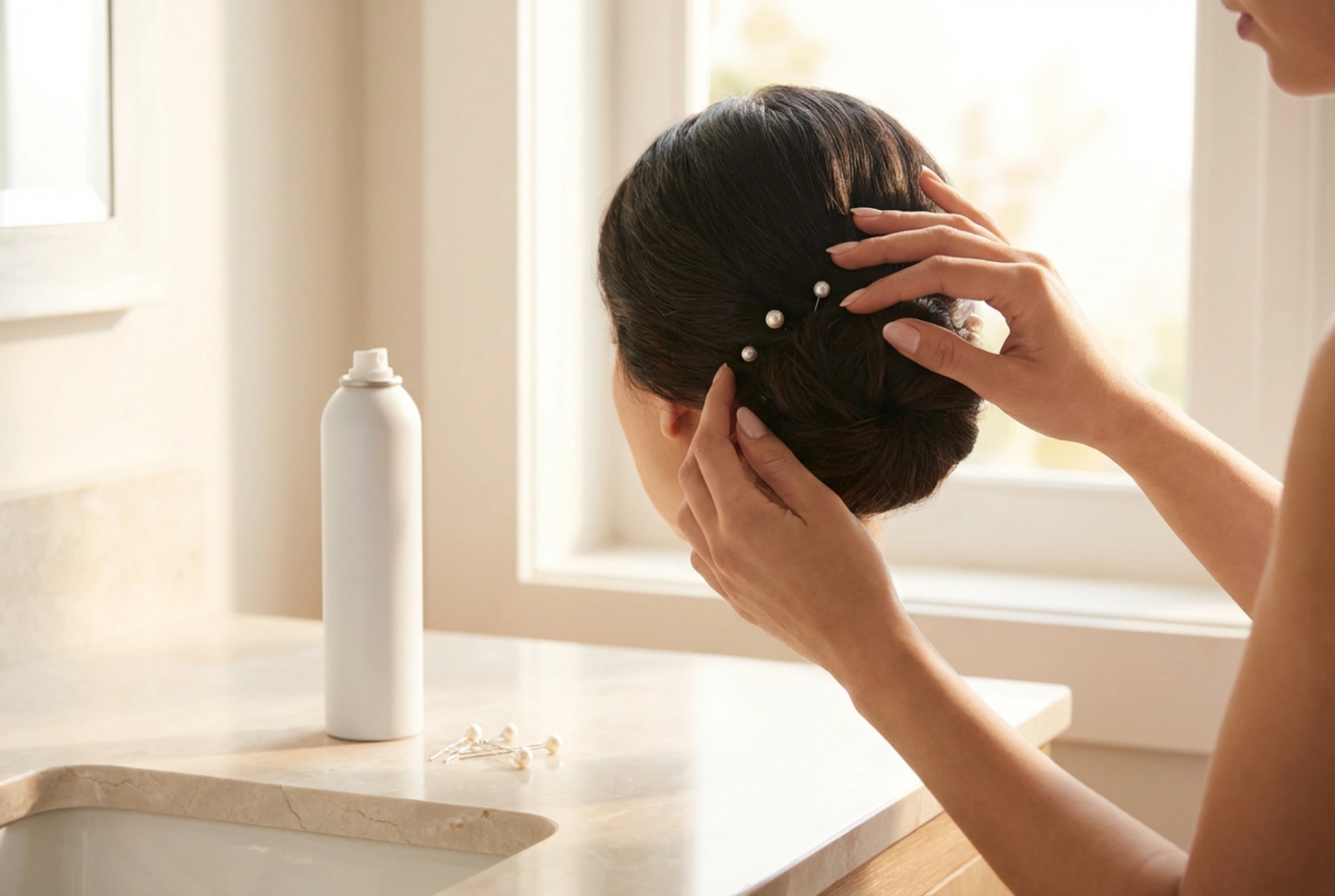 Le chignon de mariage : guide pas à pas, fixation et accessoires