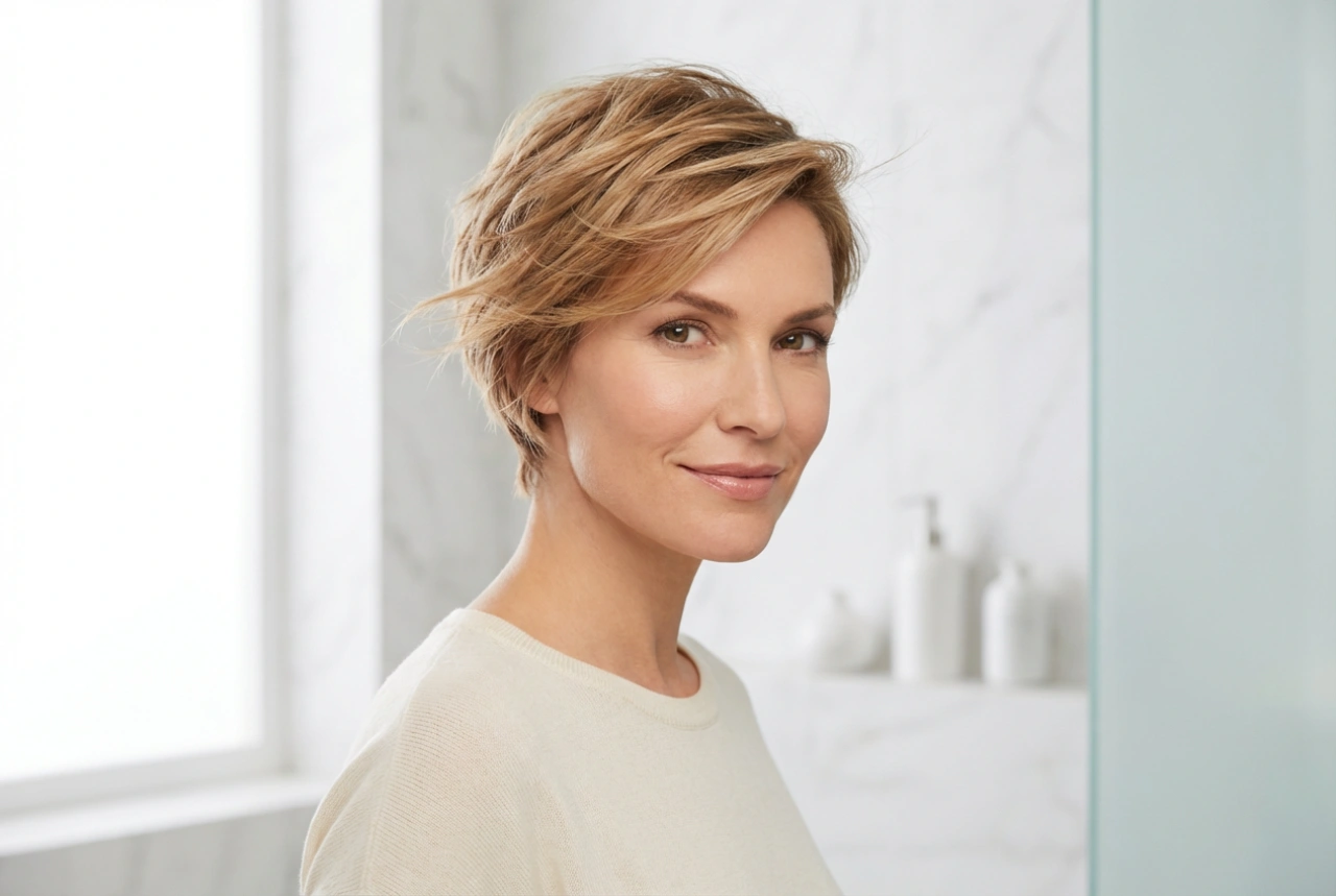 La coupe très courte pour femme : comment apporter texture, volume et brillance subtile