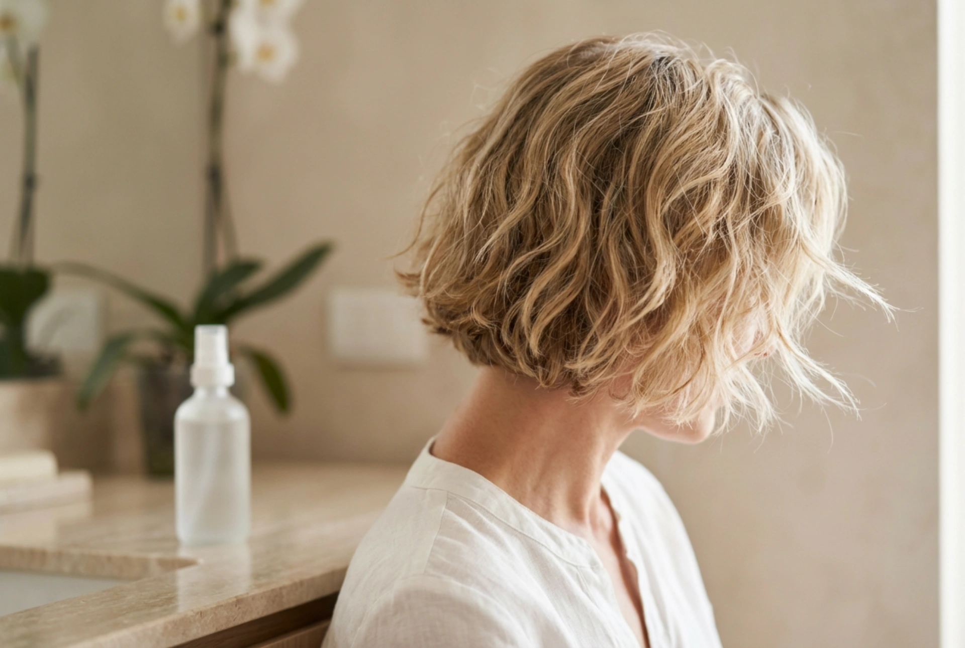 Volume et direction : coiffer les cheveux courts sans effet collant