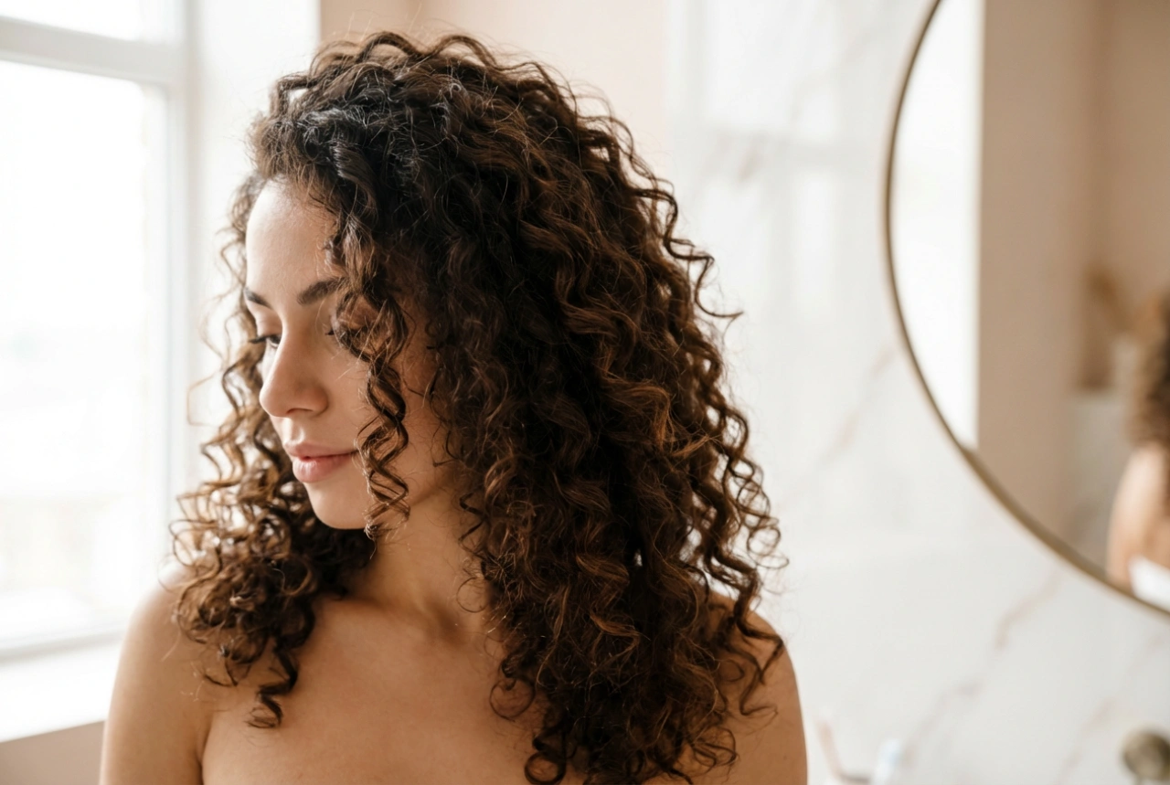 Définition sans frisottis : coiffure pour cheveux bouclés et fixation durable