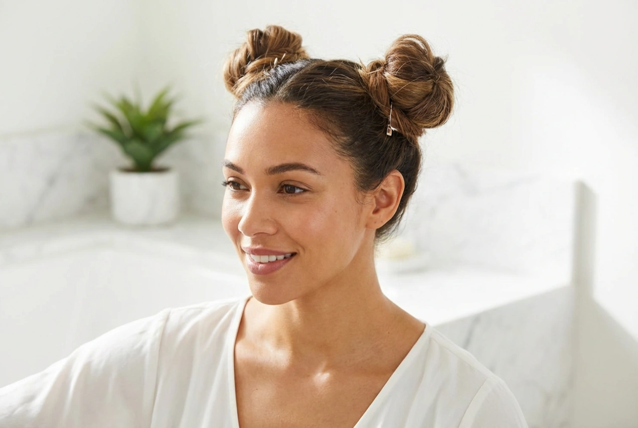 Double buns étape par étape : comment réaliser cette coiffure tendance