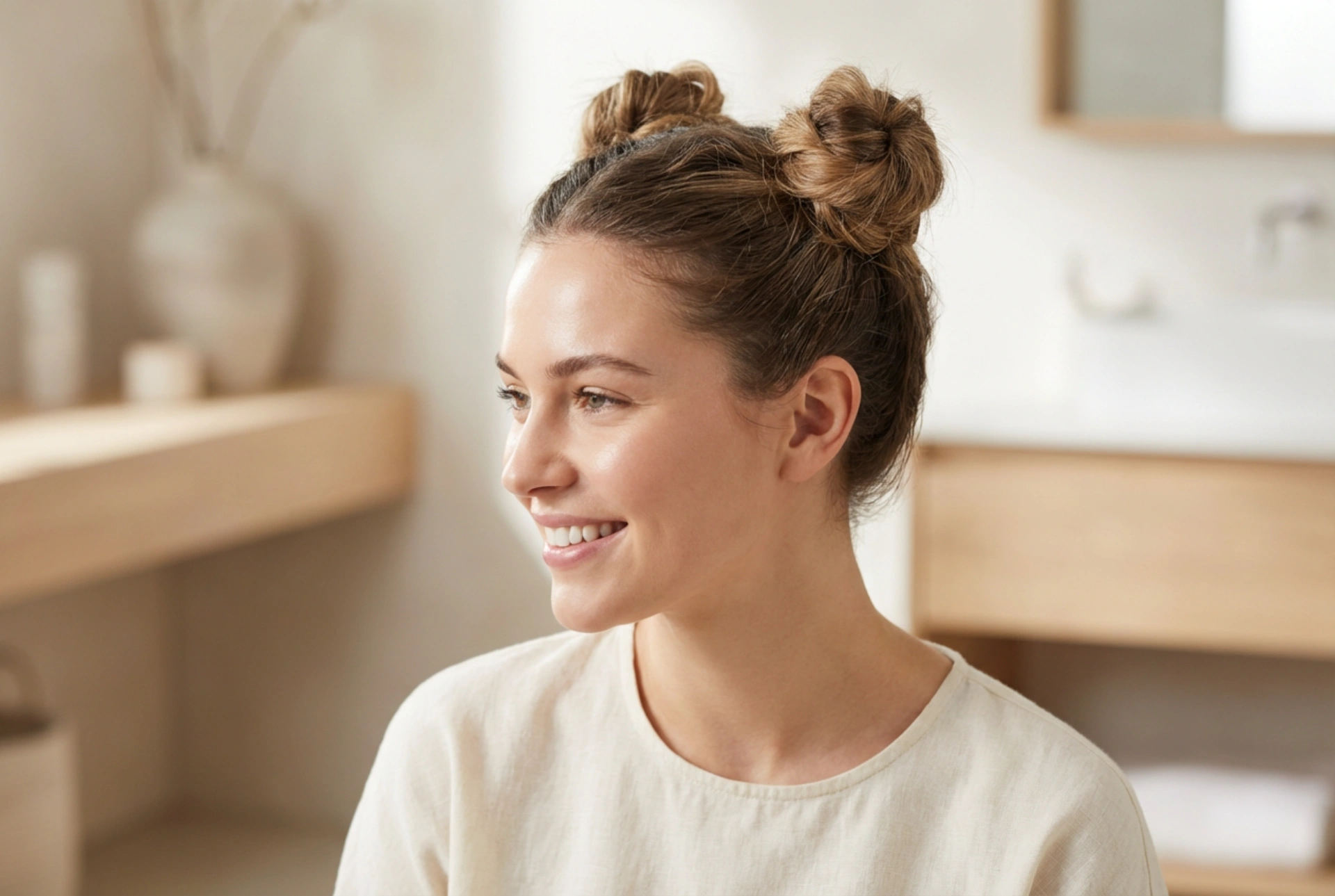 Les doubles chignons : la coiffure amusante pour toutes les longueurs de cheveux