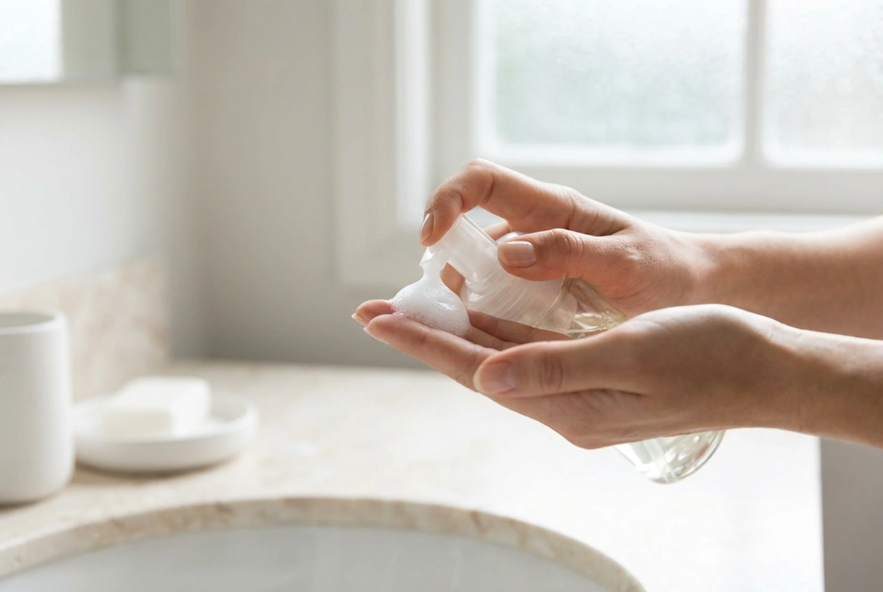 Un bon gel nettoyant pour peaux à imperfections : composition et application correcte