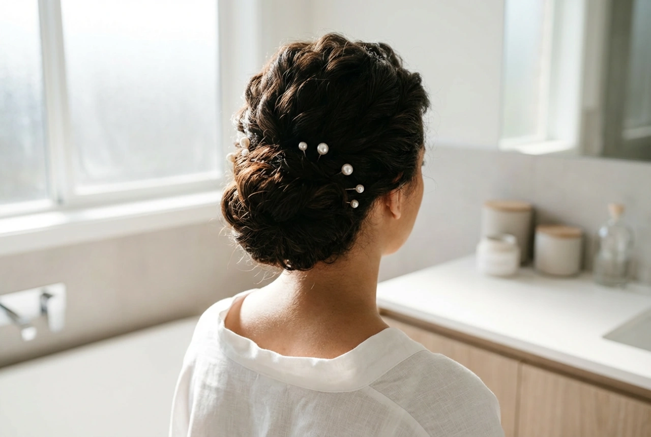 Le chignon pour une grande occasion : coiffure de mariage étape par étape