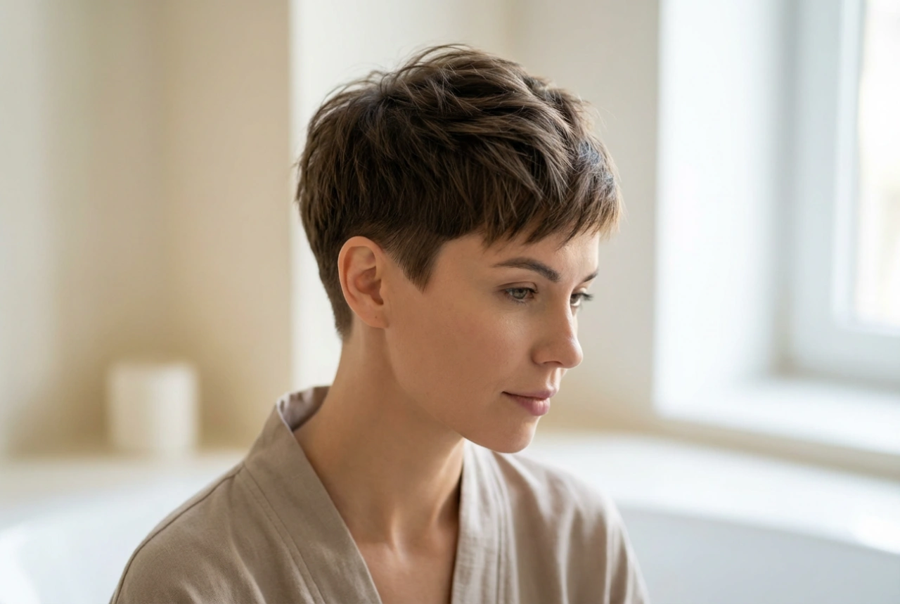 Coupe brosse pour femme : coupe, coiffage et entretien de la forme