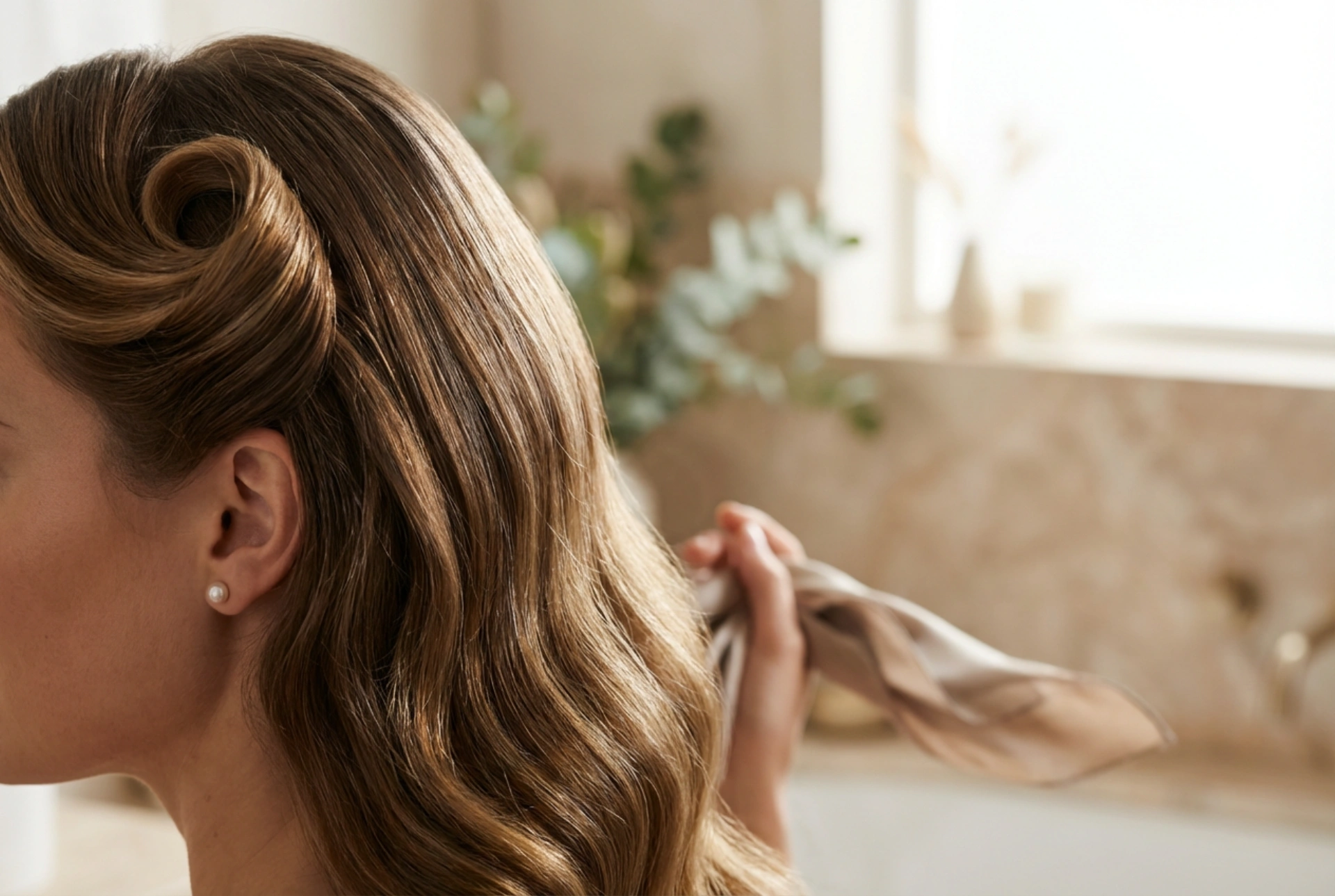 Coiffure rétro : ondulations hollywoodiennes, victory rolls et éclat de laque