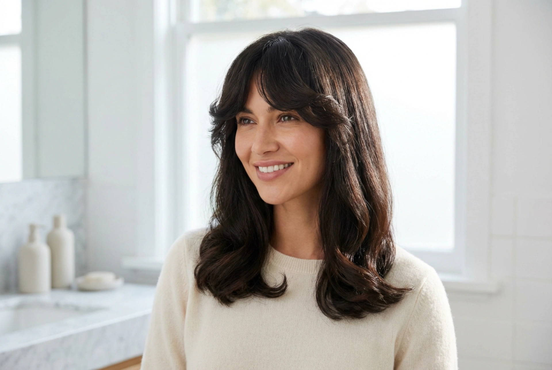 Comment maîtriser une coiffure avec frange : coiffage et volume