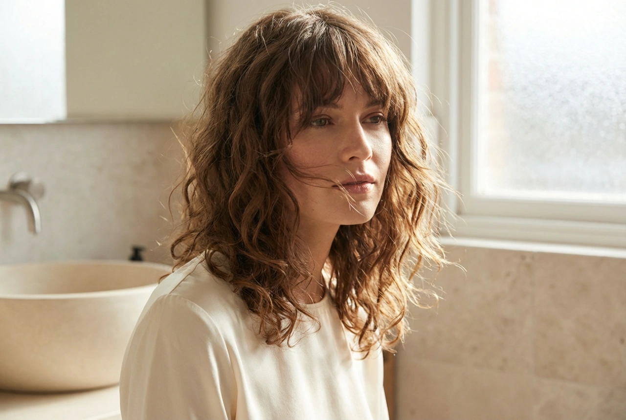 Comment coiffer une coupe aux épaules avec frange : pour différentes textures