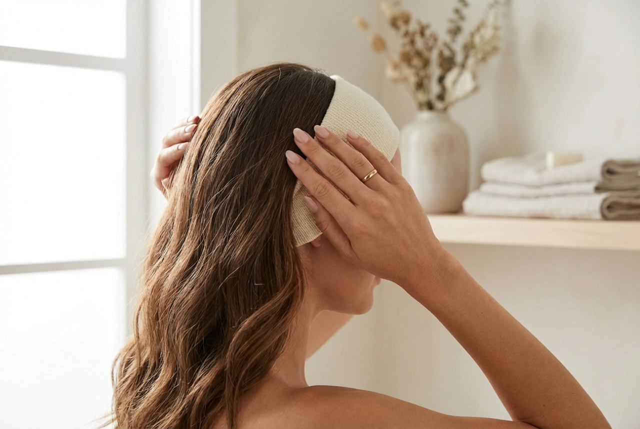 Confort et style : coiffure avec un bandeau sans marques ni douleur