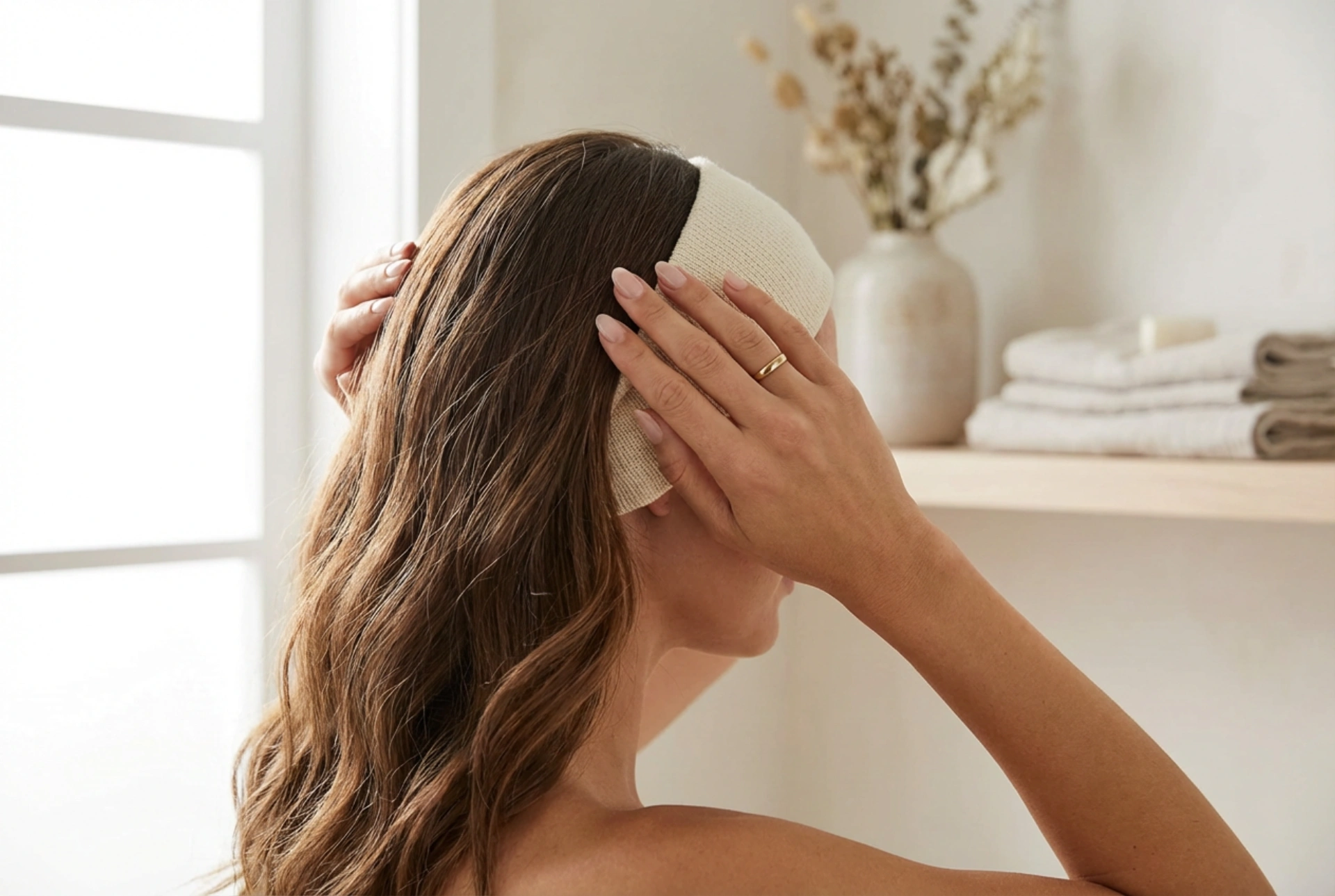 Confort et style : coiffure avec un bandeau sans marques ni douleur