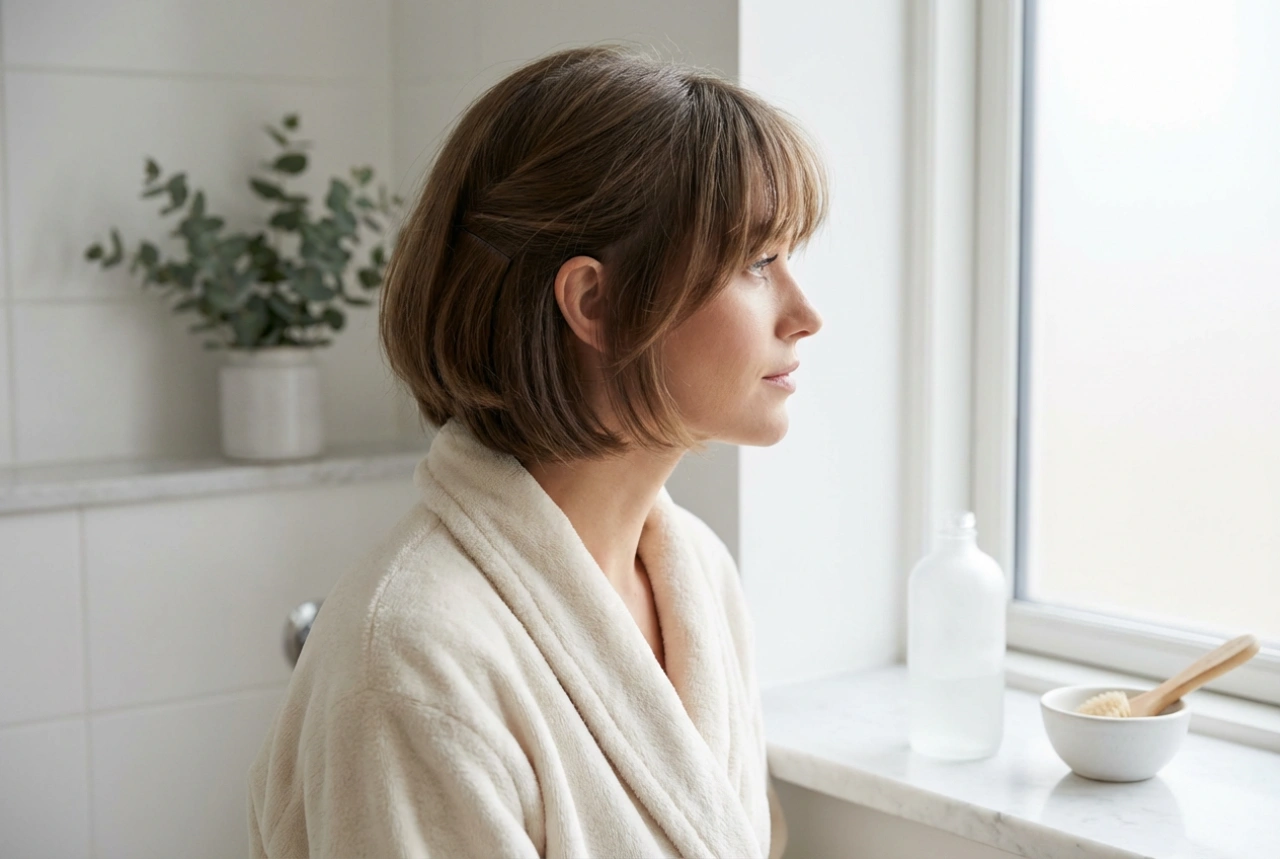 Derrière l'oreille et avec frange : comment porter cette coiffure avec du volume